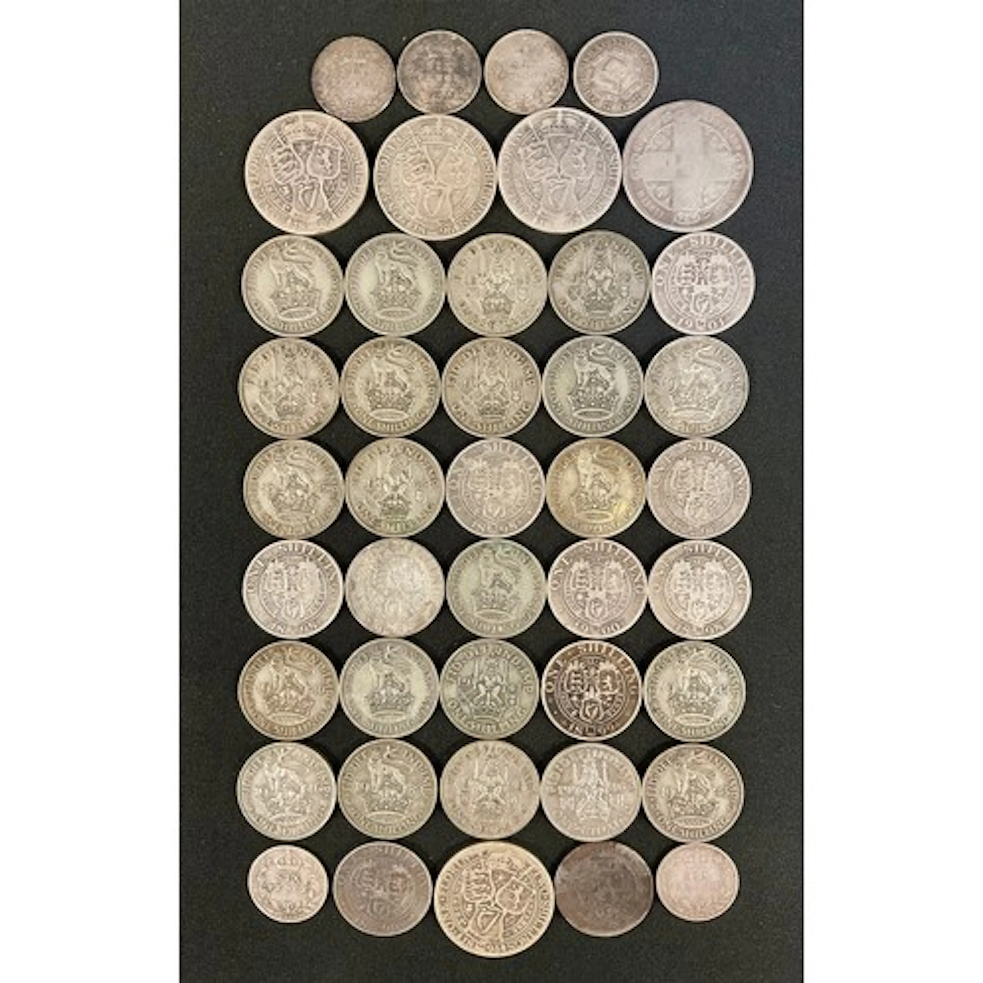 Numismatics - silver coinage - various Victorian florins and...