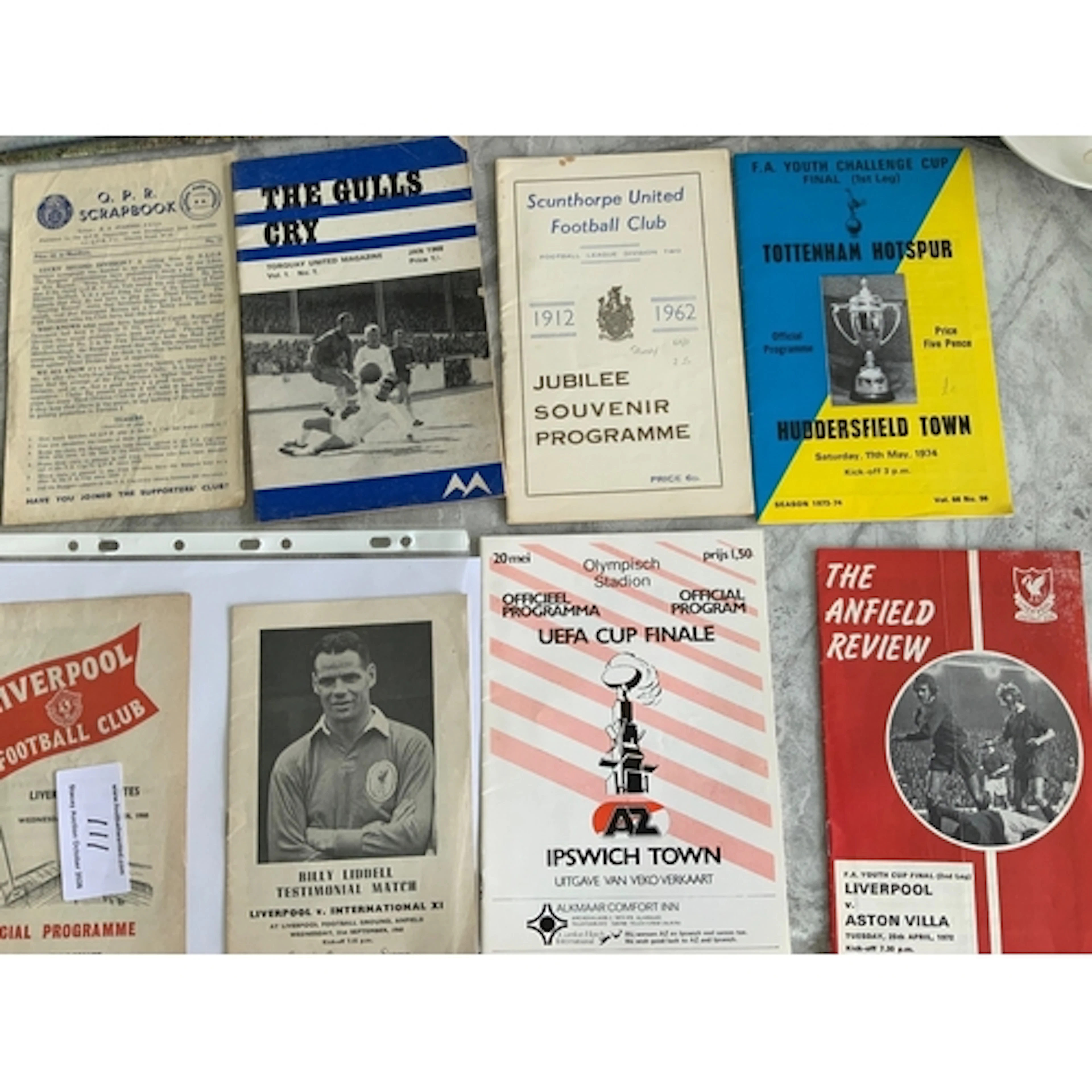 Football Programme Collection: Varied collection with some n...