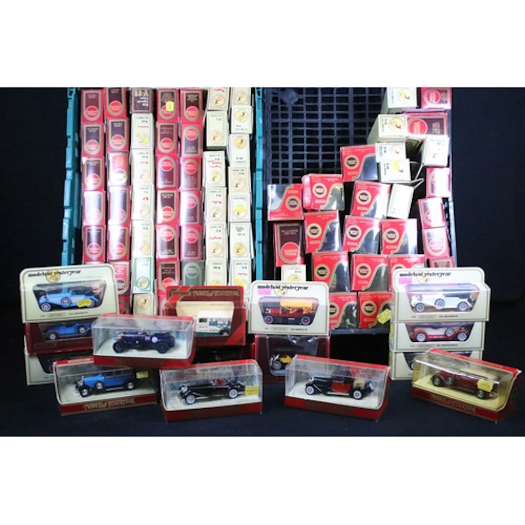95 Boxed Matchbox Models Of Yesteryear diecast models in cre...
