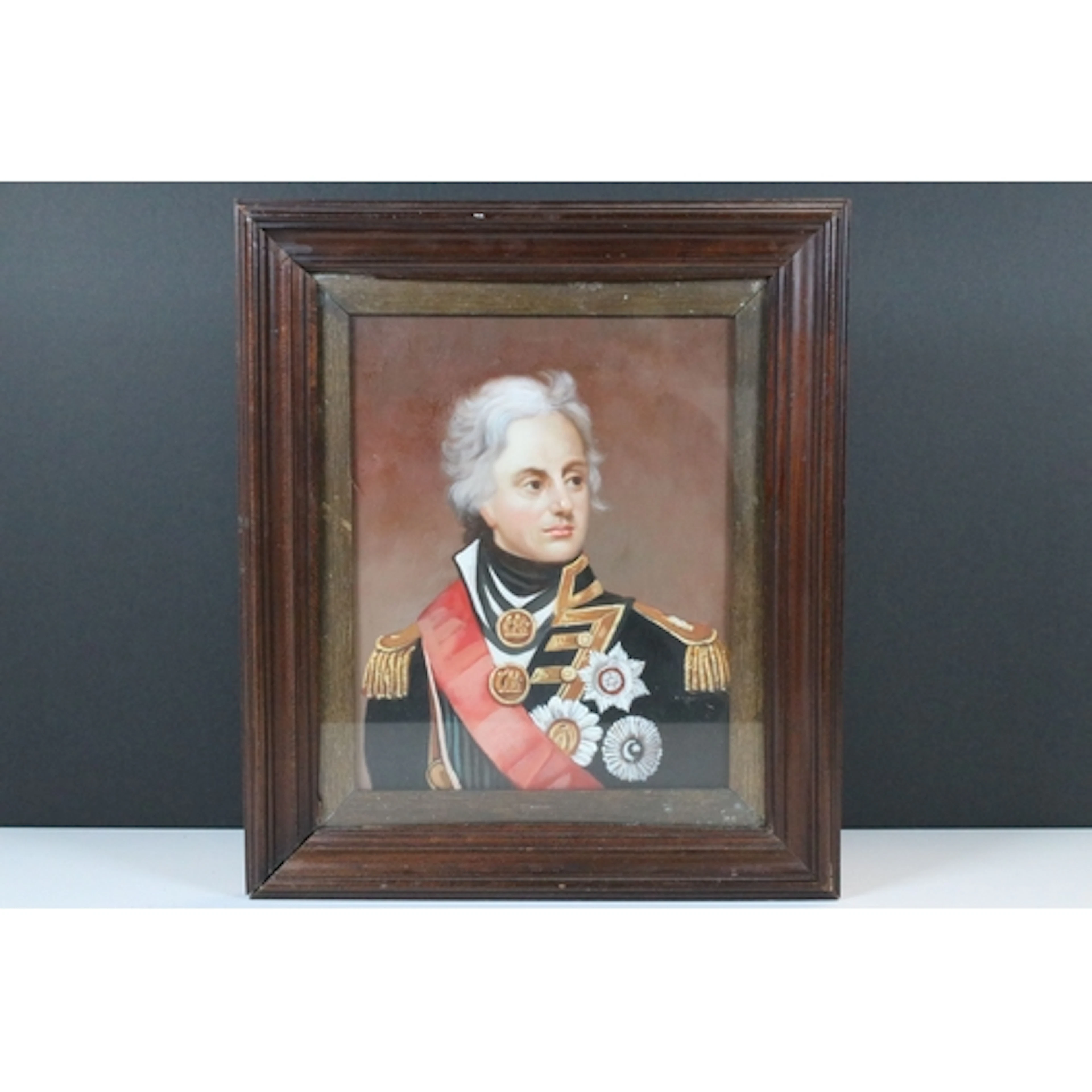 Portrait of Lord Nelson after the painting by Sir William Be...
