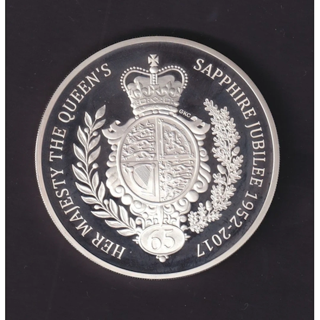 UK 2017 The Sapphire Jubilee of Her Majesty The Queen £10 fi...