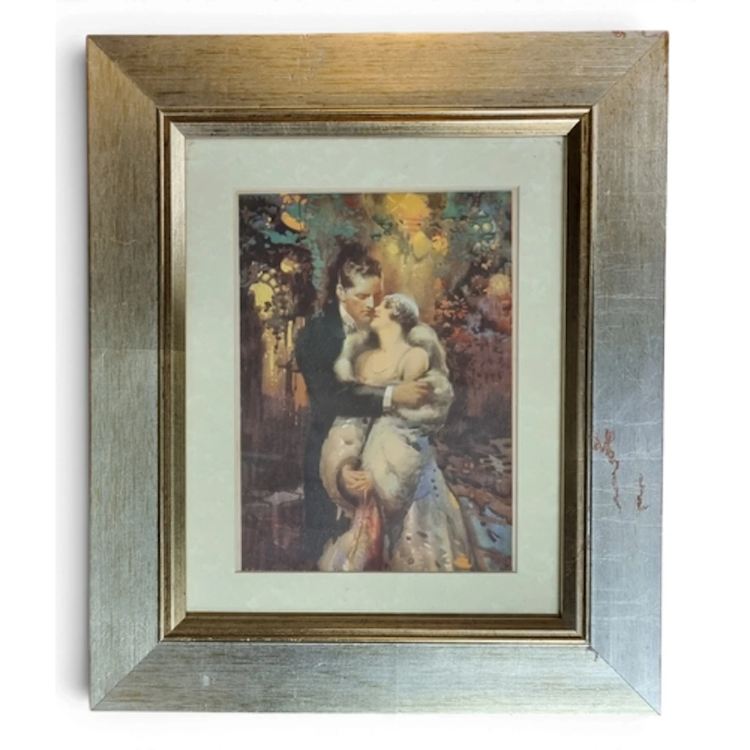 After the original, two well framed coloured Prints. H 32 x ...