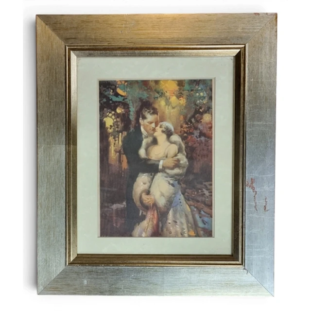After the original, two well framed coloured Prints. H 32 x ...