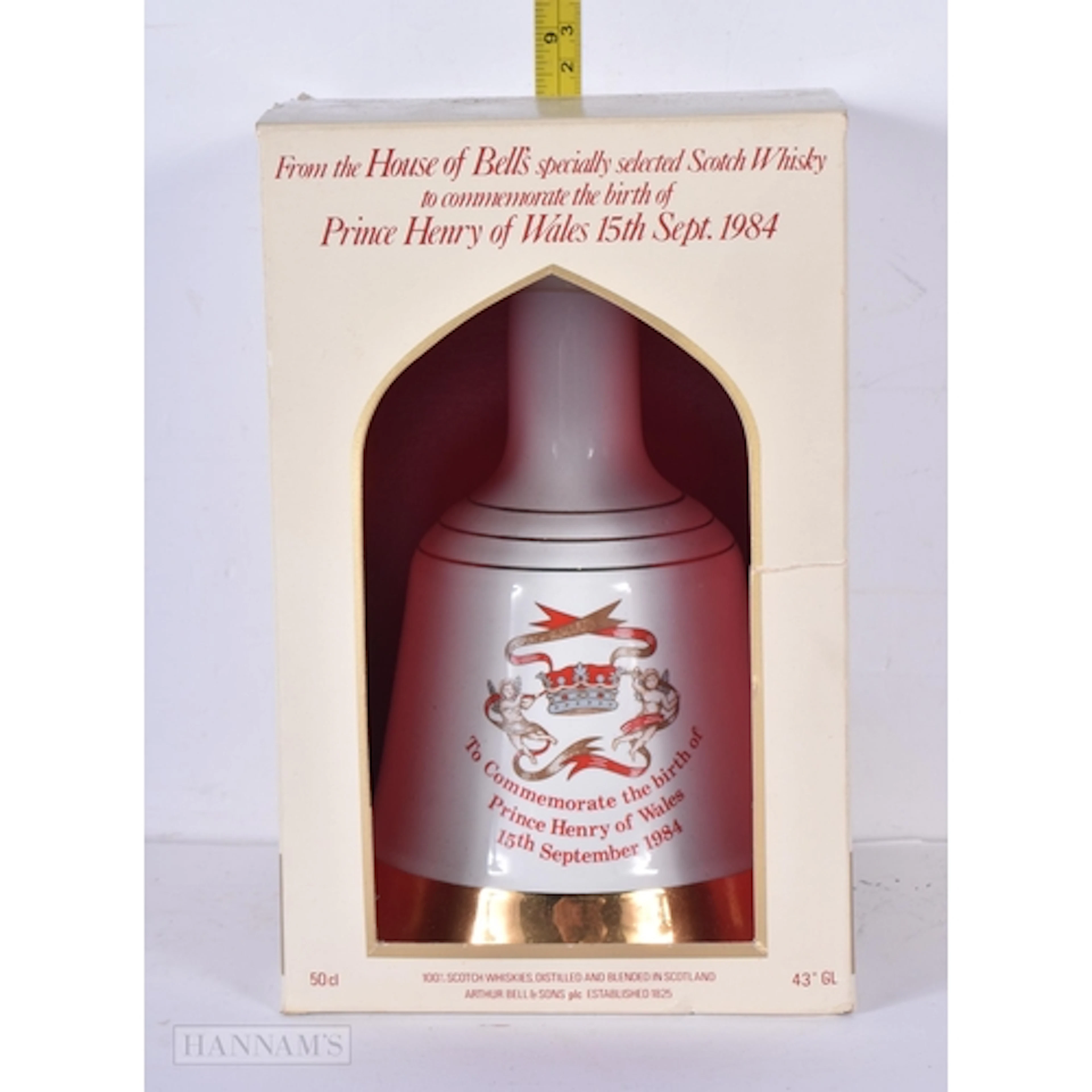 A boxed commemorative birth of Prince William of Wales 50cl ...