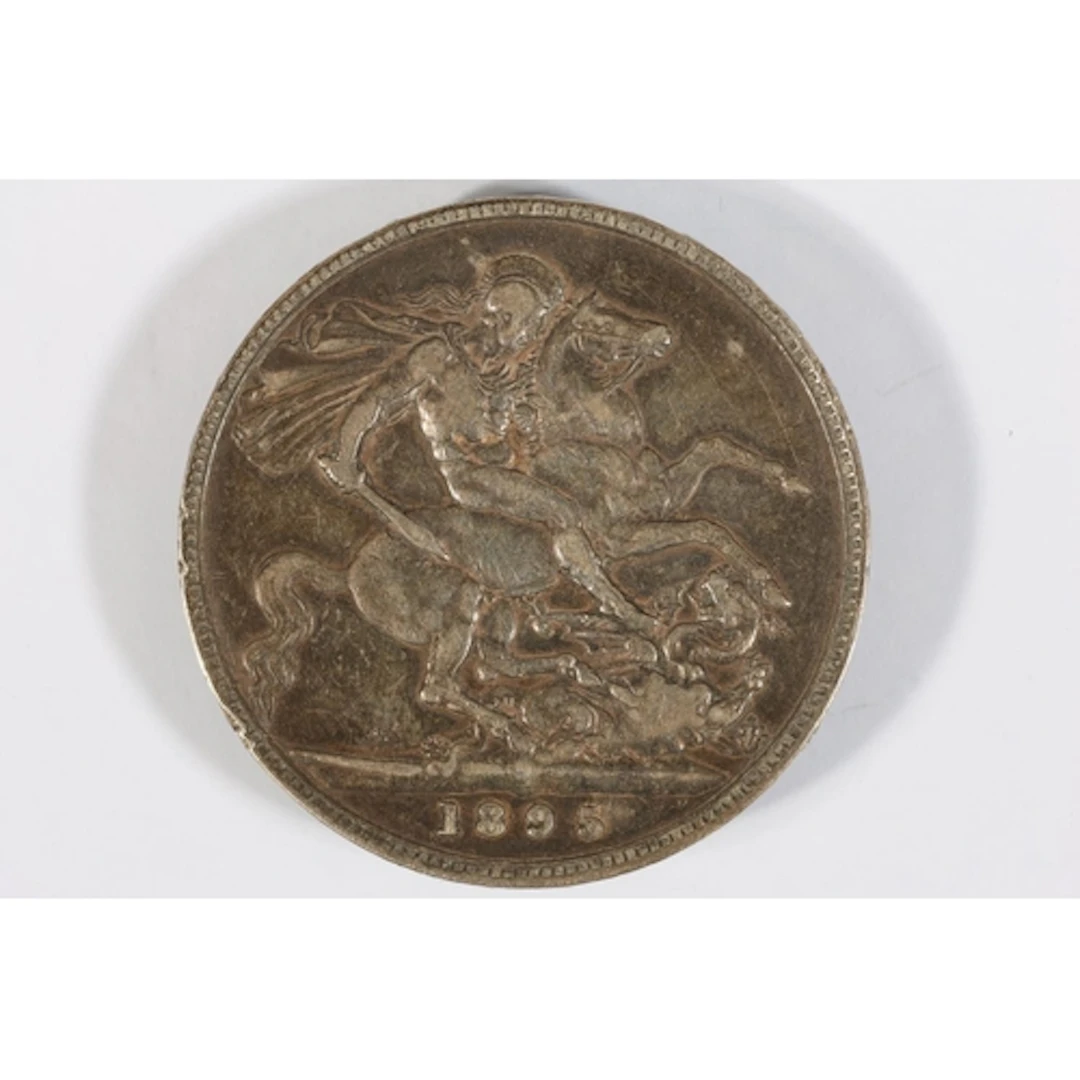 Victorian silver crown 1895 LIX.