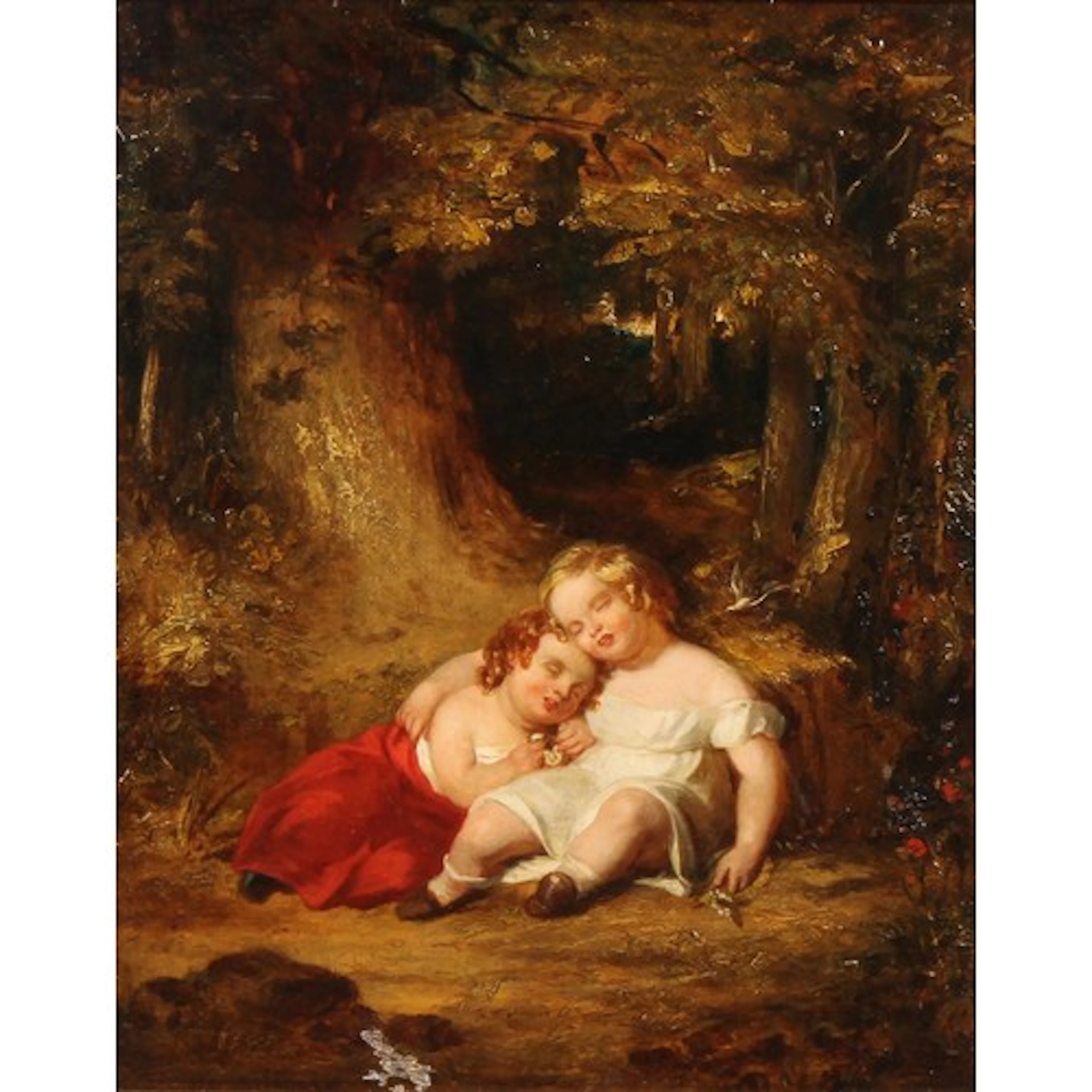 Victorian School (19th century) Babes in the Wood unsigned...