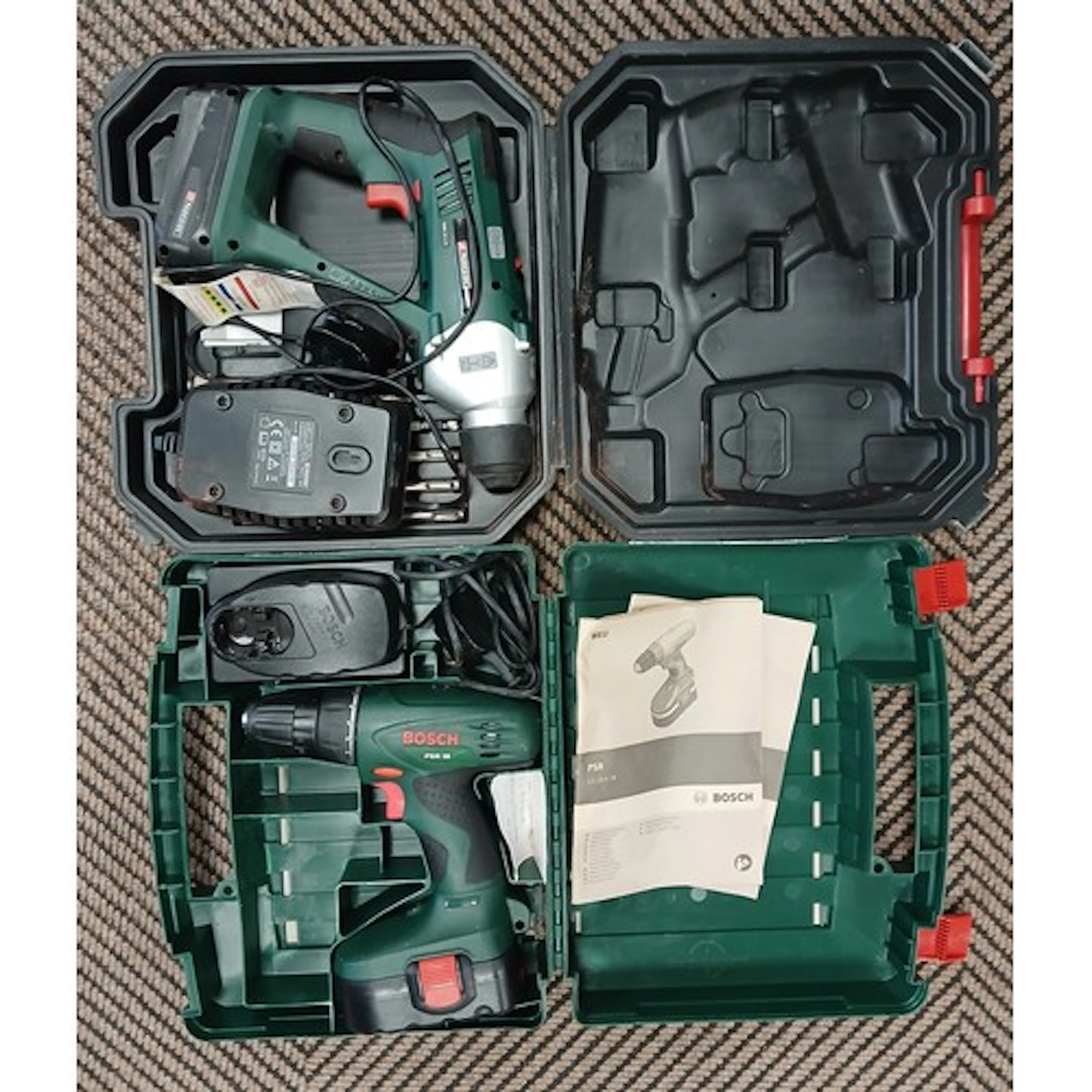 Parkside power drill, Bosch drill, drill/ driver, etc.