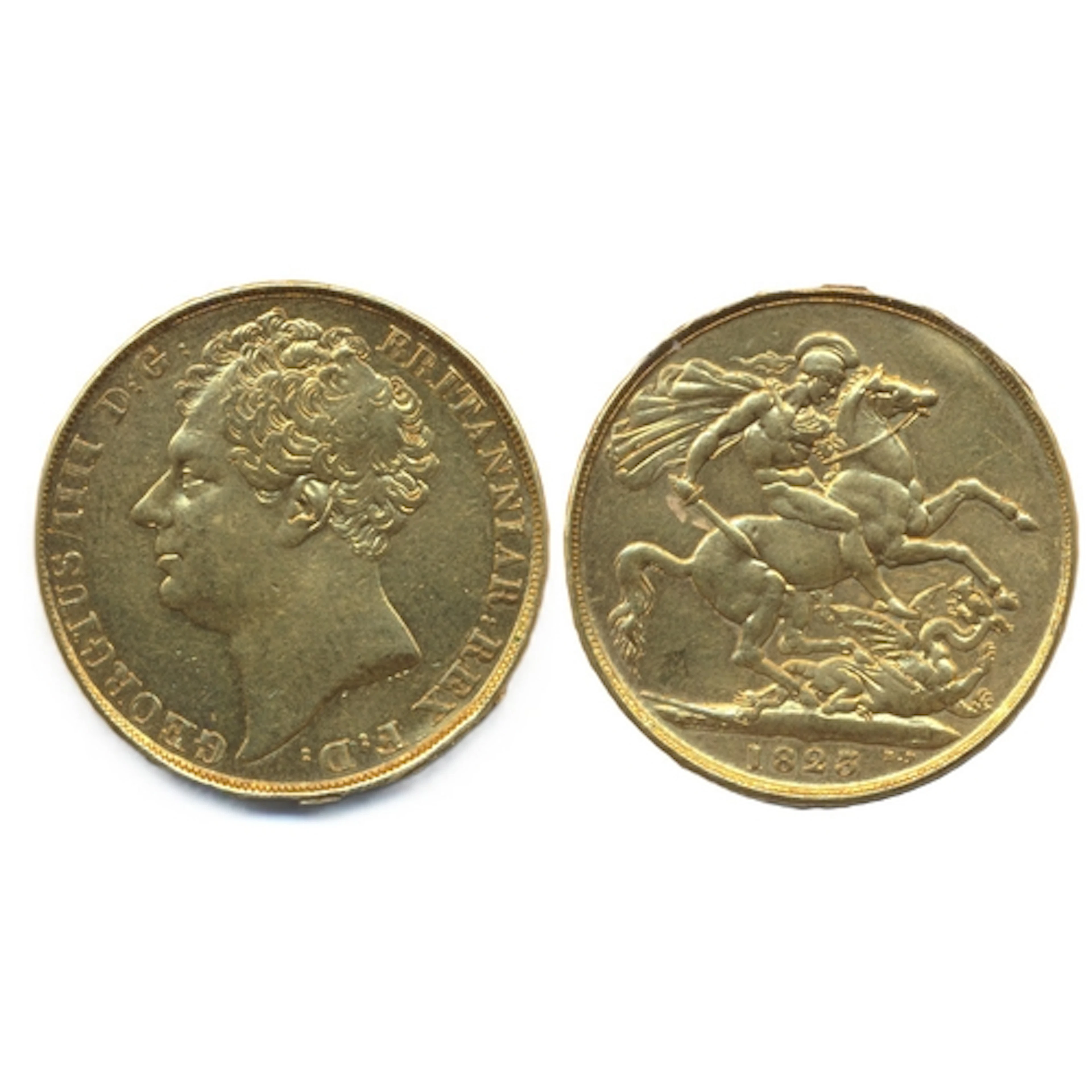 Investment Gold Lot - Documents Required. 1823 £2 fine/extre...