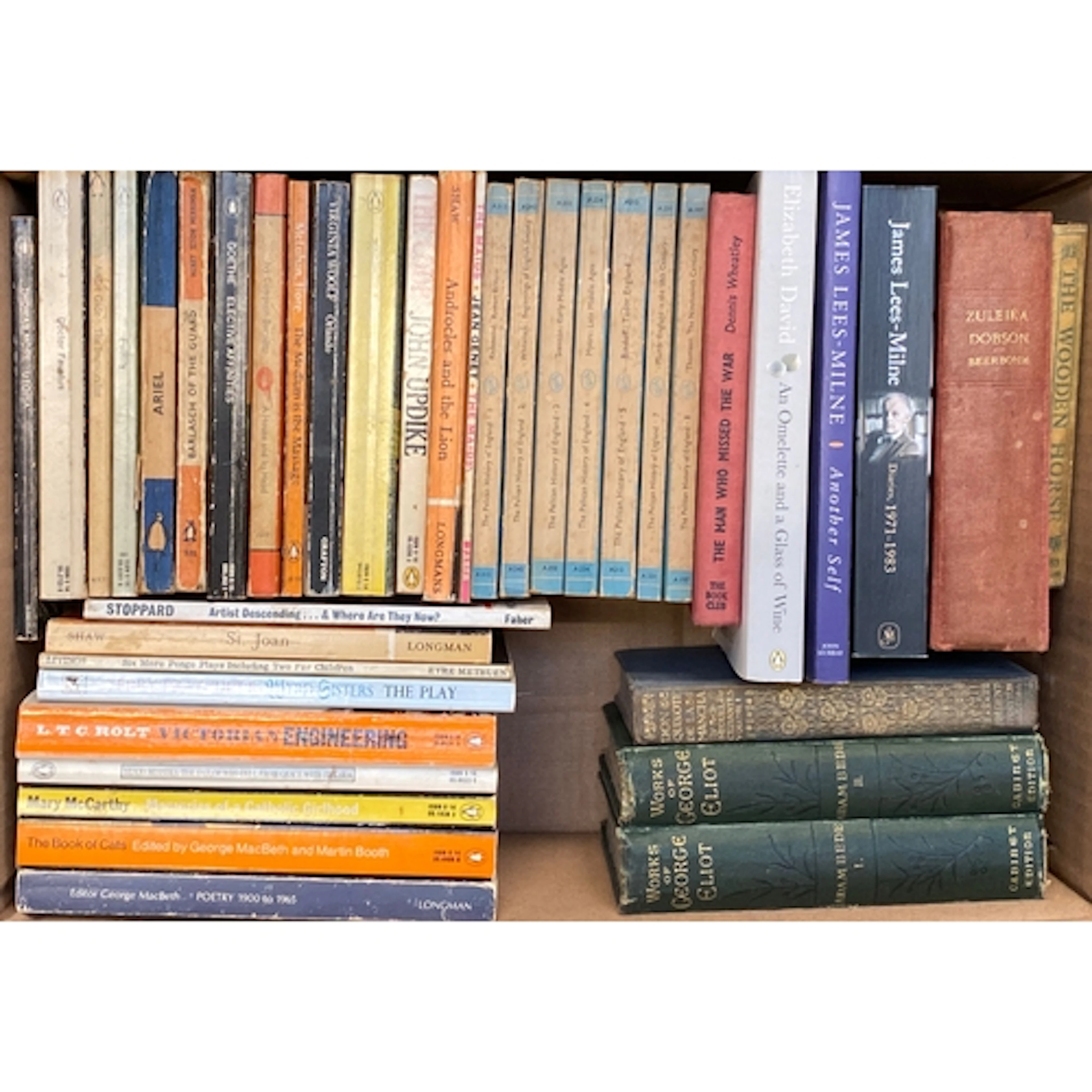 PENGUIN BOOKS. With other p/backs and a few vintage h/backs.
