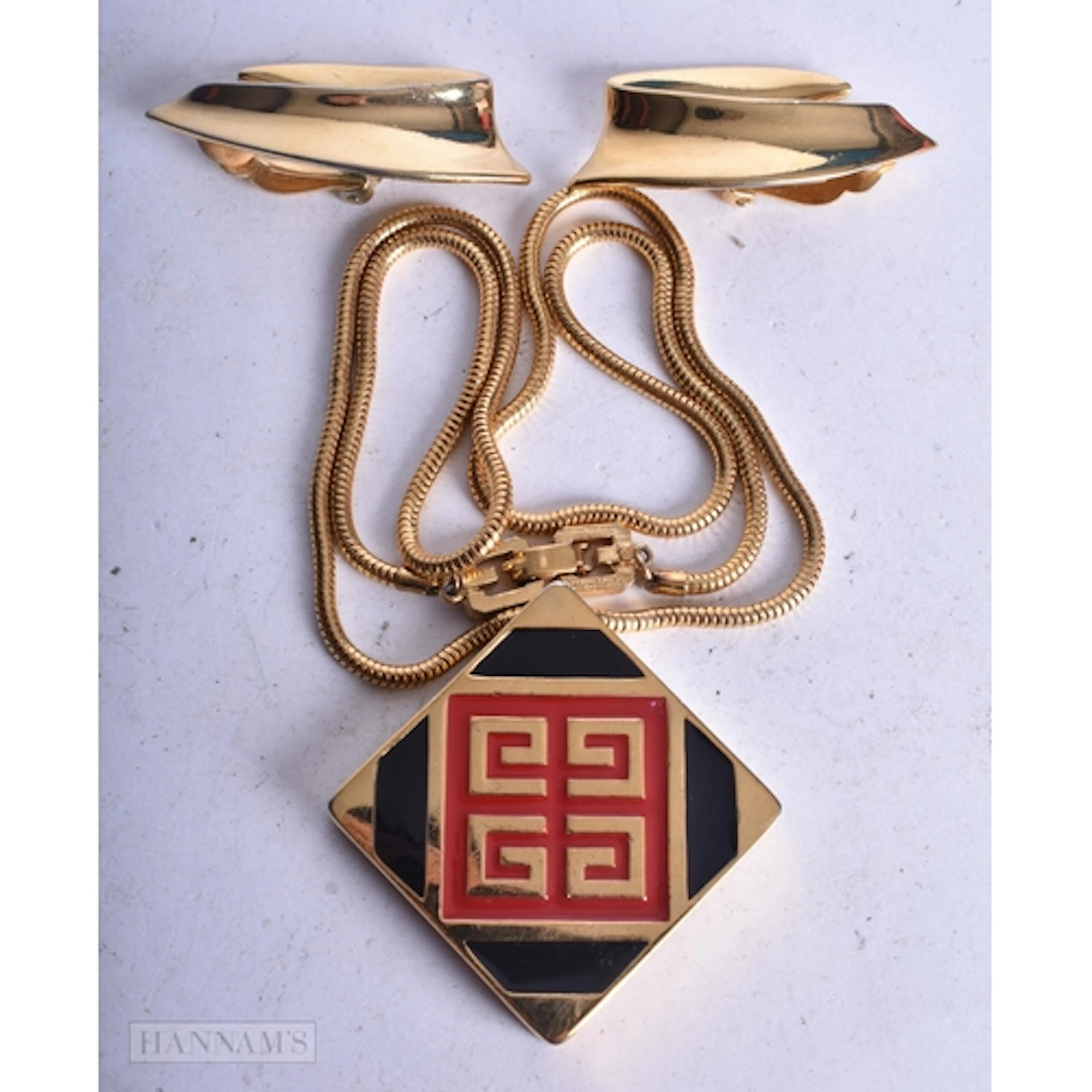 Collection of Givenchy Gold Tone Jewellery inc. Clip On Earr...