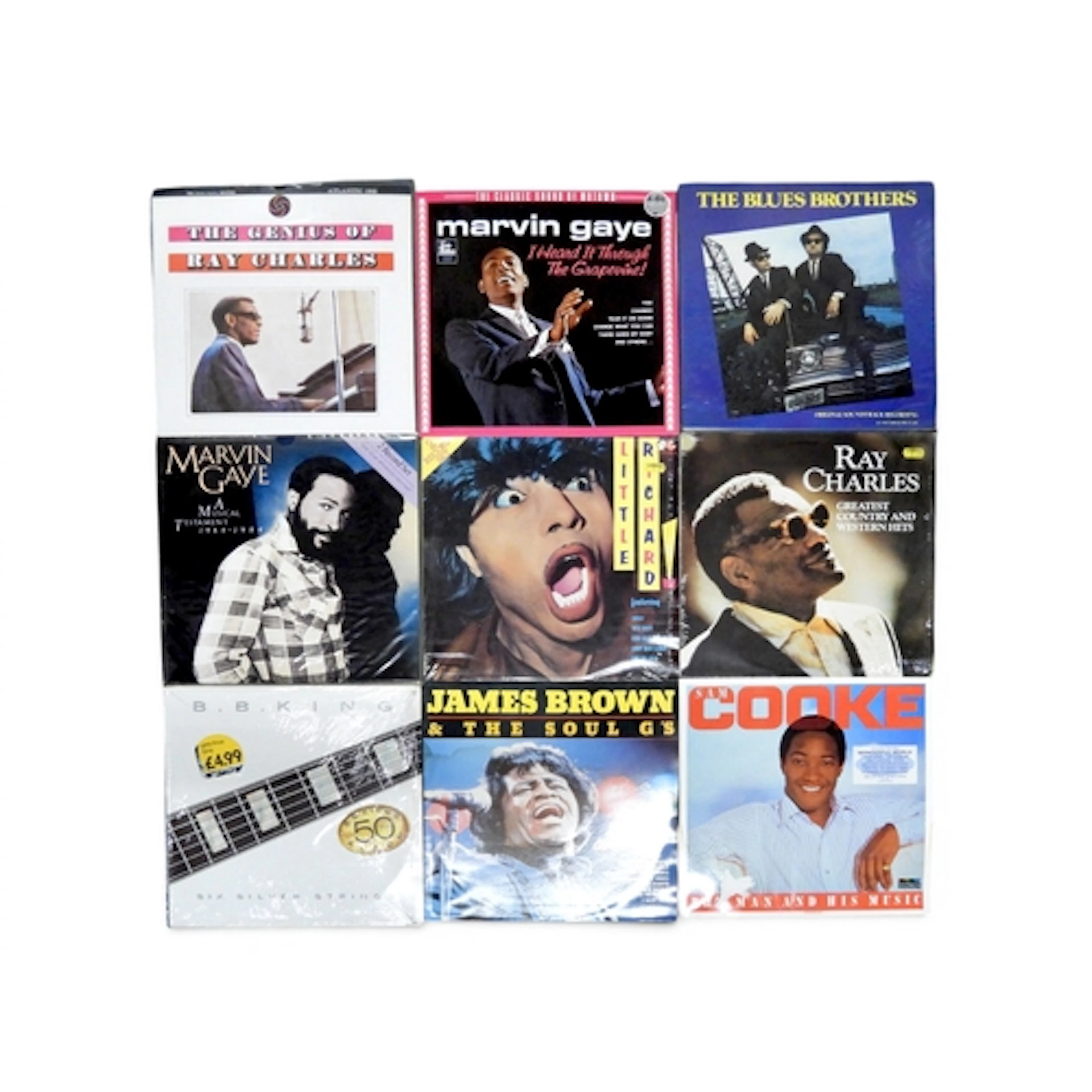 SOUL/BLUES/JAZZ - A good box of Vinyl 12" LP Records to...