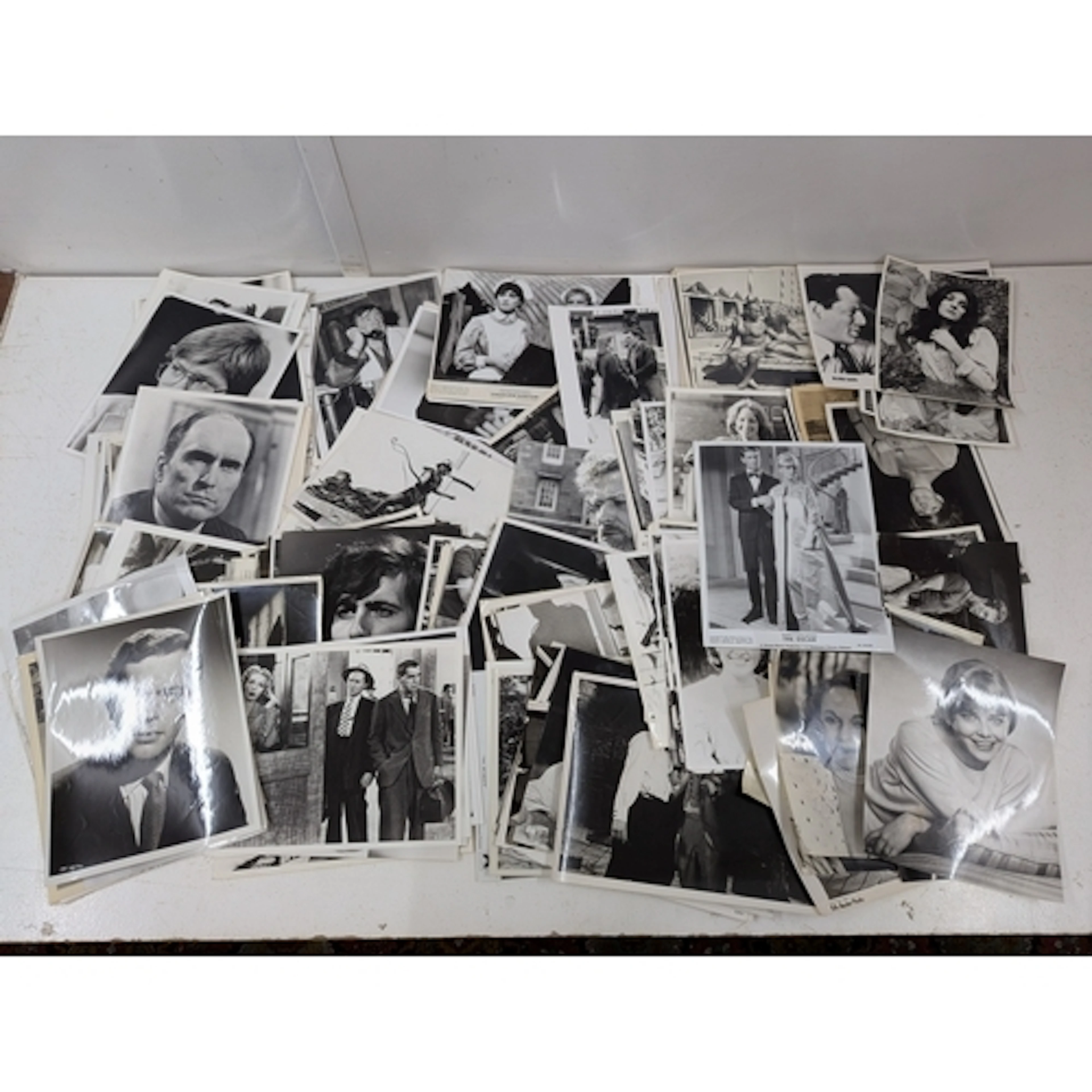 A large collection of film and TV publicity stills to includ...