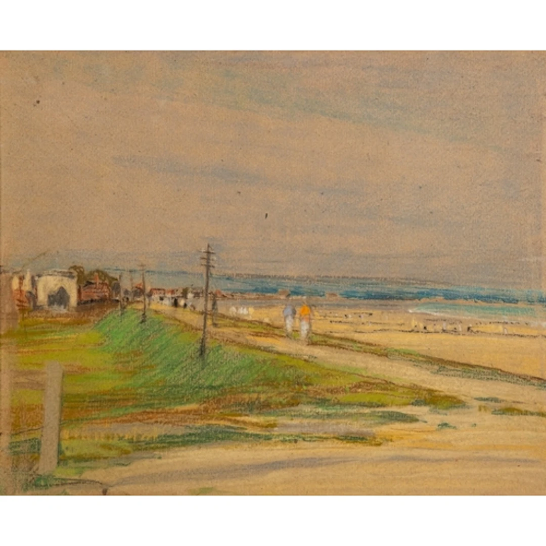 20th Century European school - Impressionistic figures in a ...