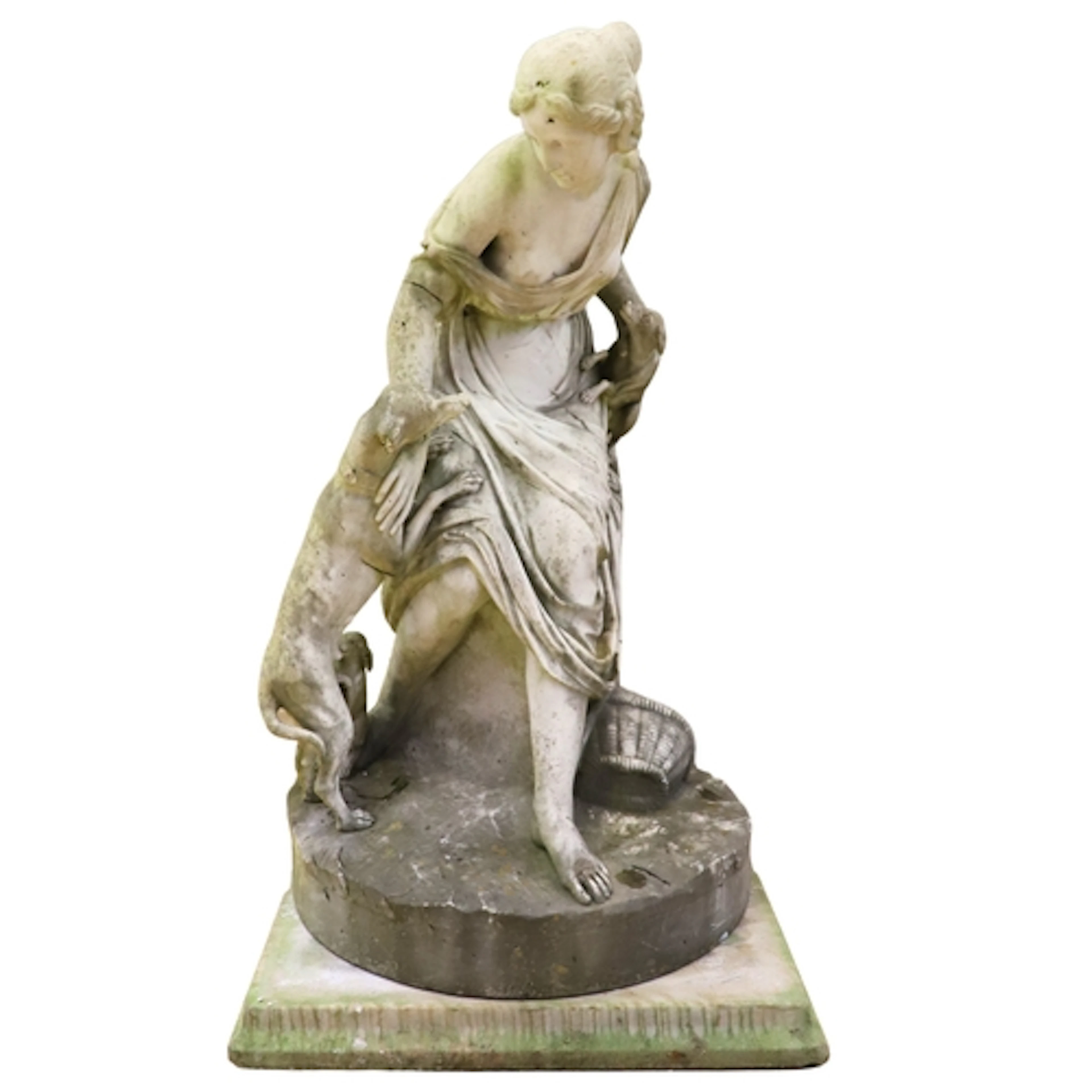AFTER RICHARD JAMES WYATT (1795 - 1850), CARVED MARBLE STATU...