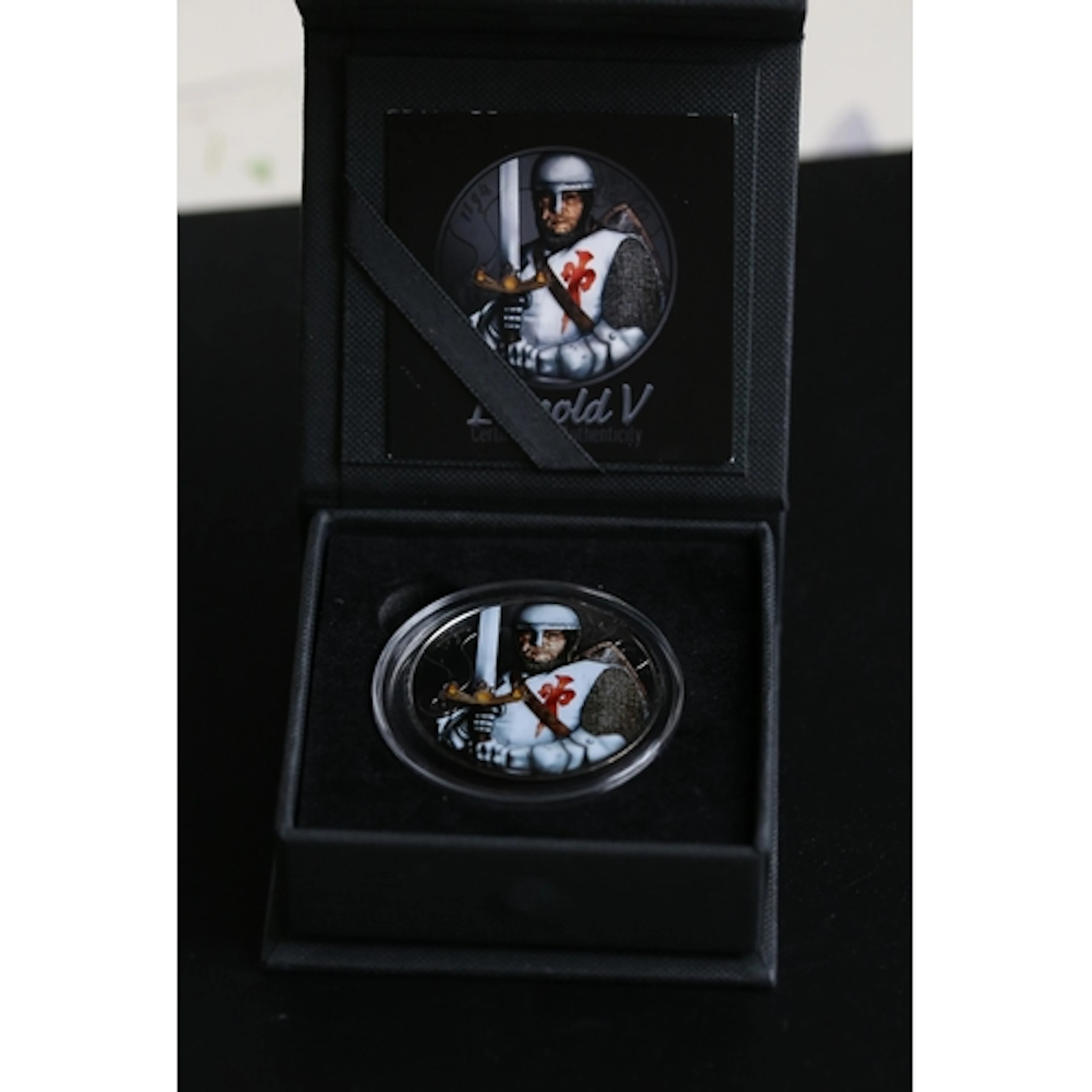 Limited Edition 1 Ounce Fine 999.9 Silver 1.50 Euro Coin Bla...