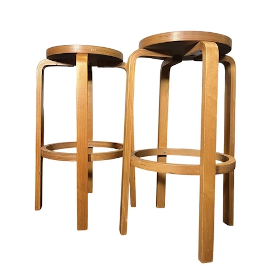 Alvar Aalto (Manner of) - two retro 20th century laminated b...
