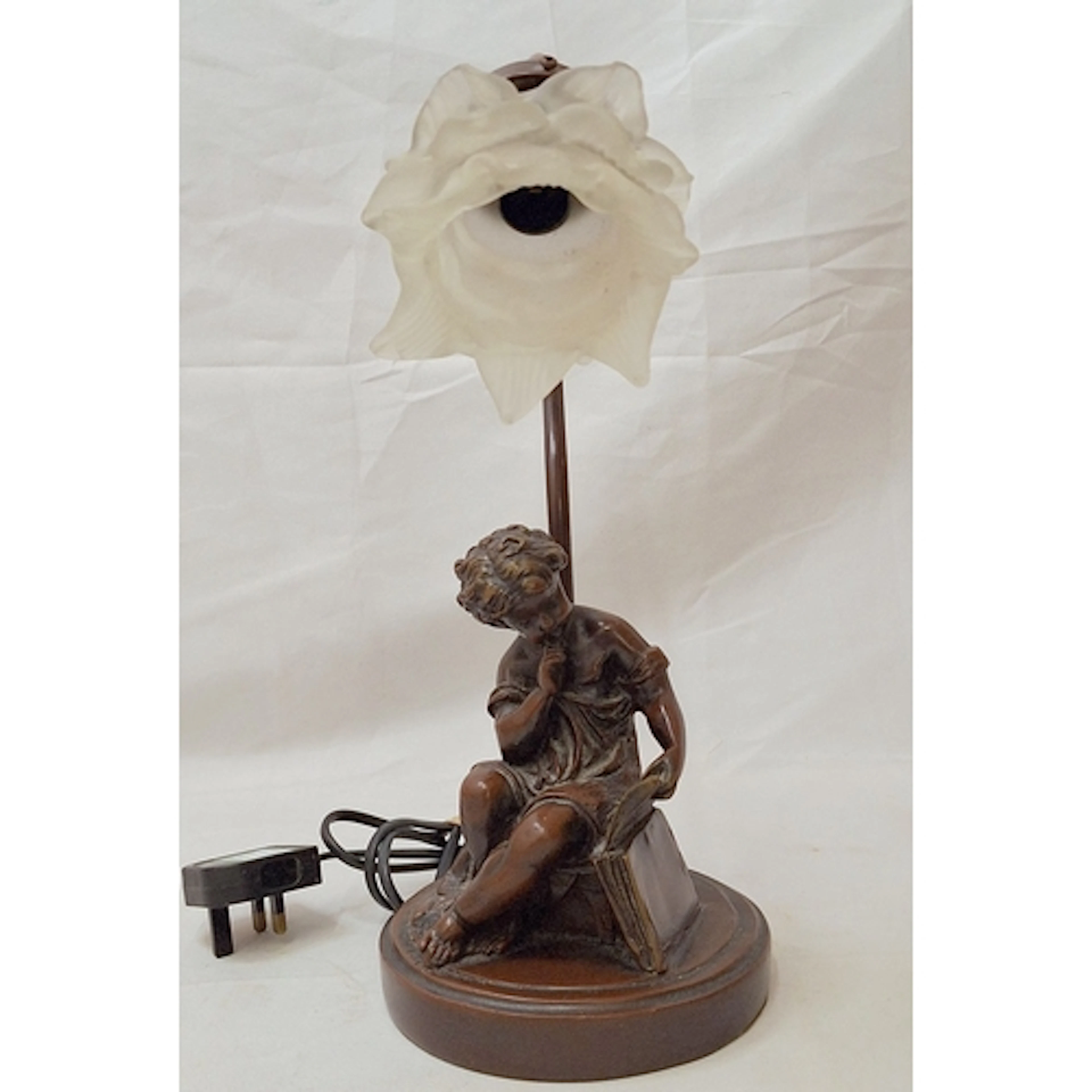 Art Nouveau Style House of Fraser Lamp, composition base in ...