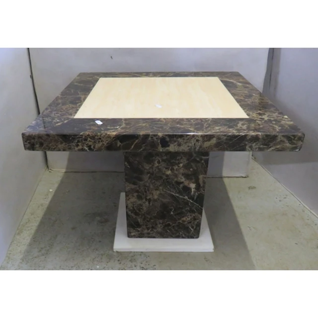Marble Topped Coffee/Occasional Table, marble central column...