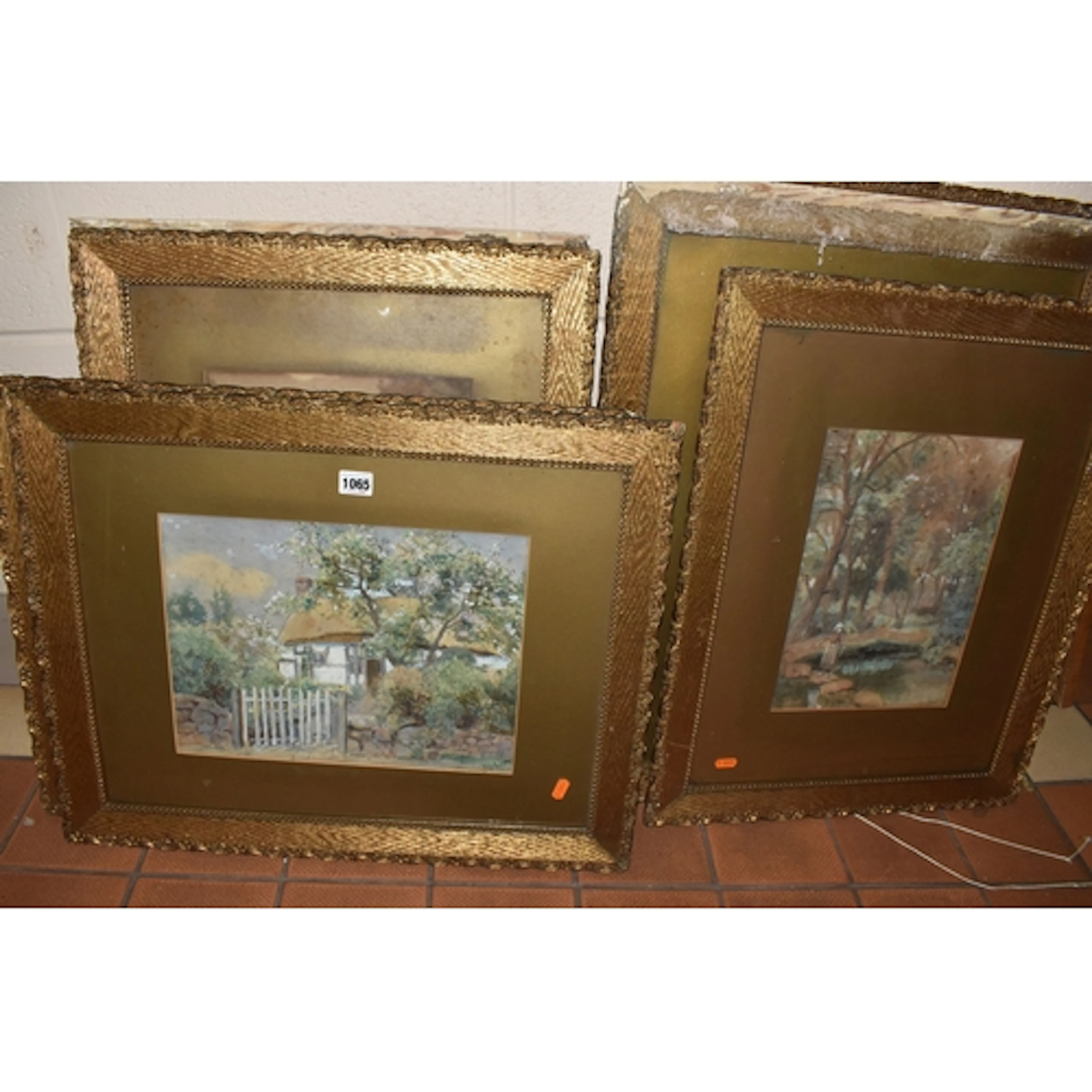 HENRY ROLLET (ACTIVE 1881-1916) SEVEN WATERCOLOUR LANDSCAPES...
