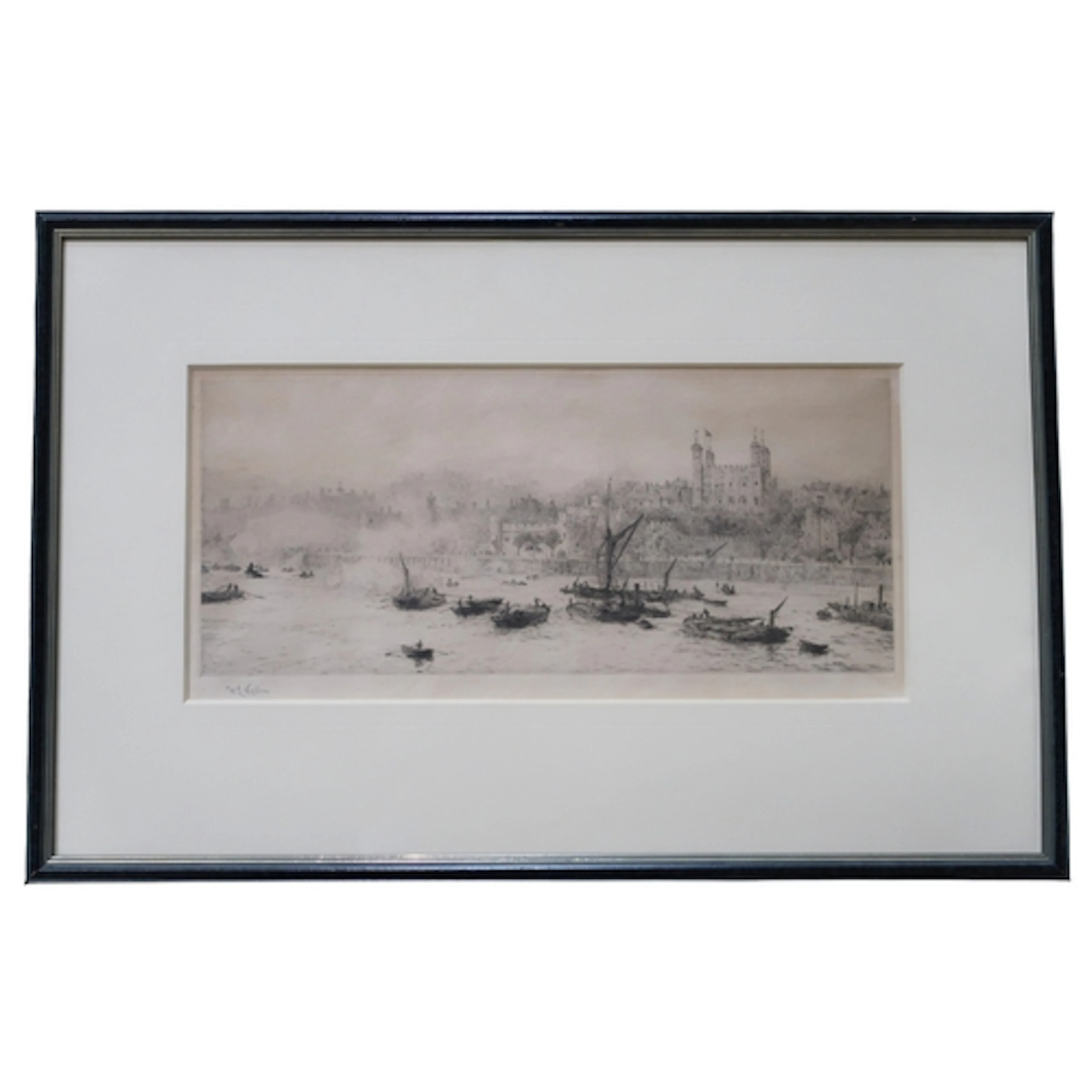 WILLIAM LIONEL WYLLIE RA RE (BRITISH 1851-1931) ROYAL SALUT...