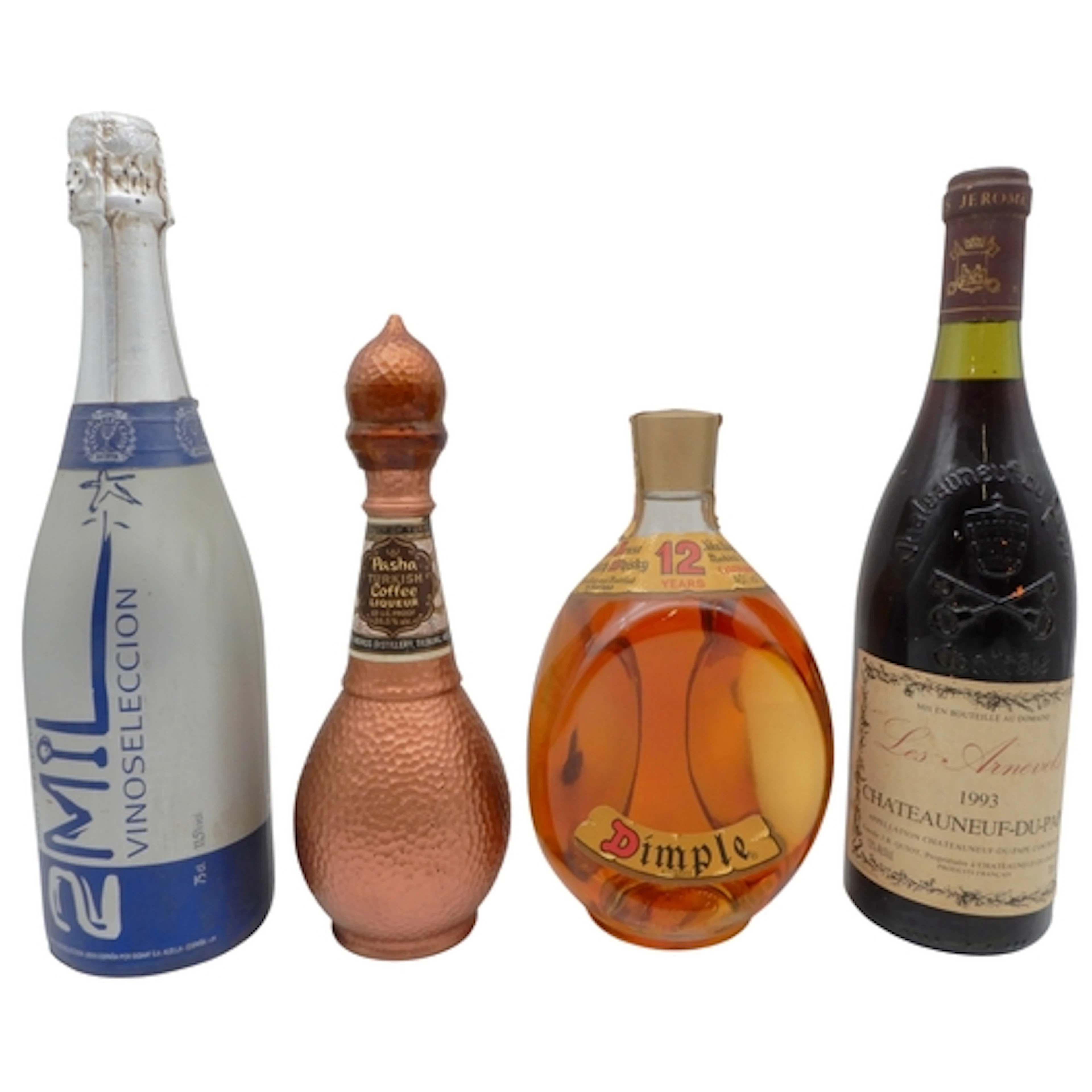 A mixed lot to include Les Arnevels Chateau Neuf Du Pape 199...