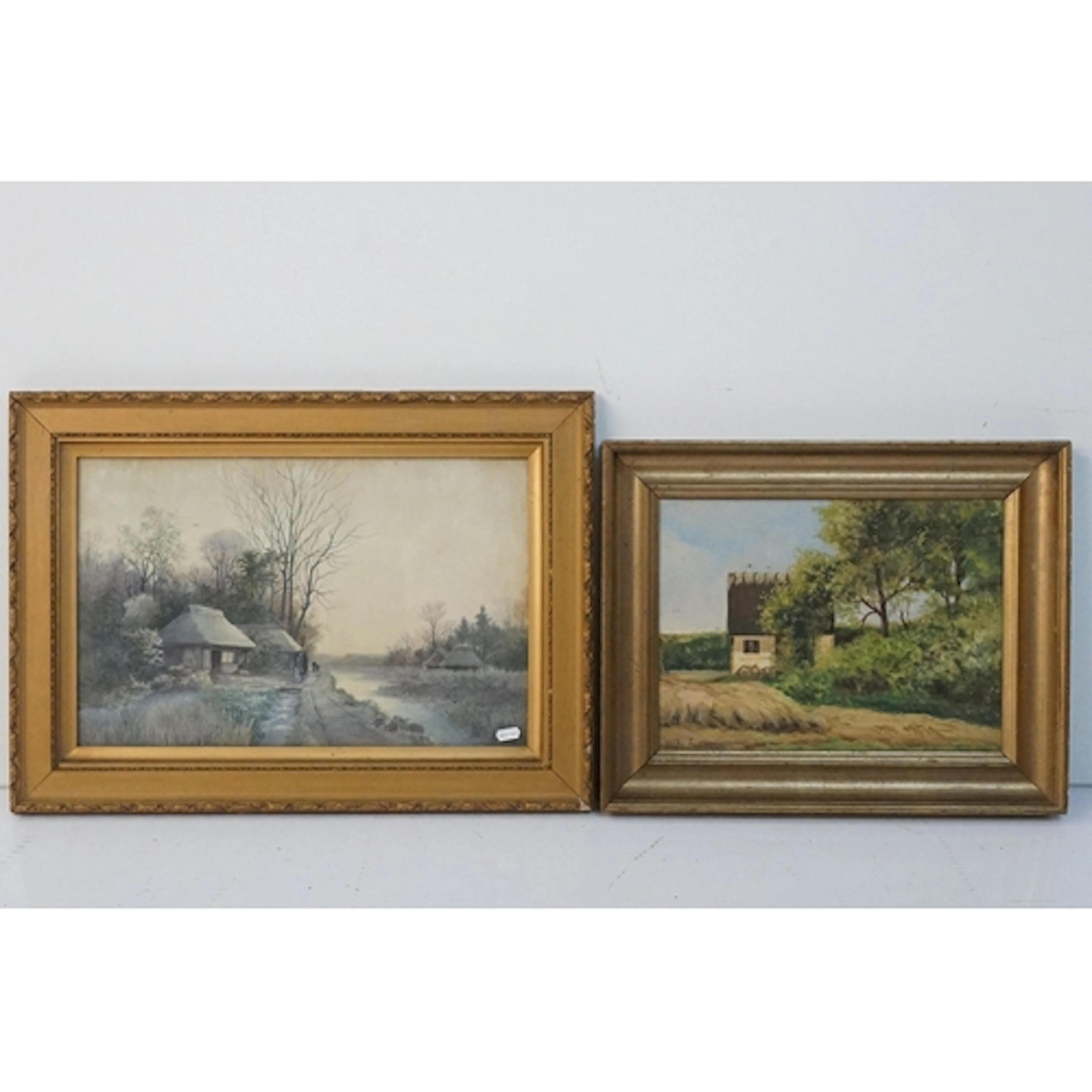 Wille Jessen (possibly Danish, 20th century), cottage in the...