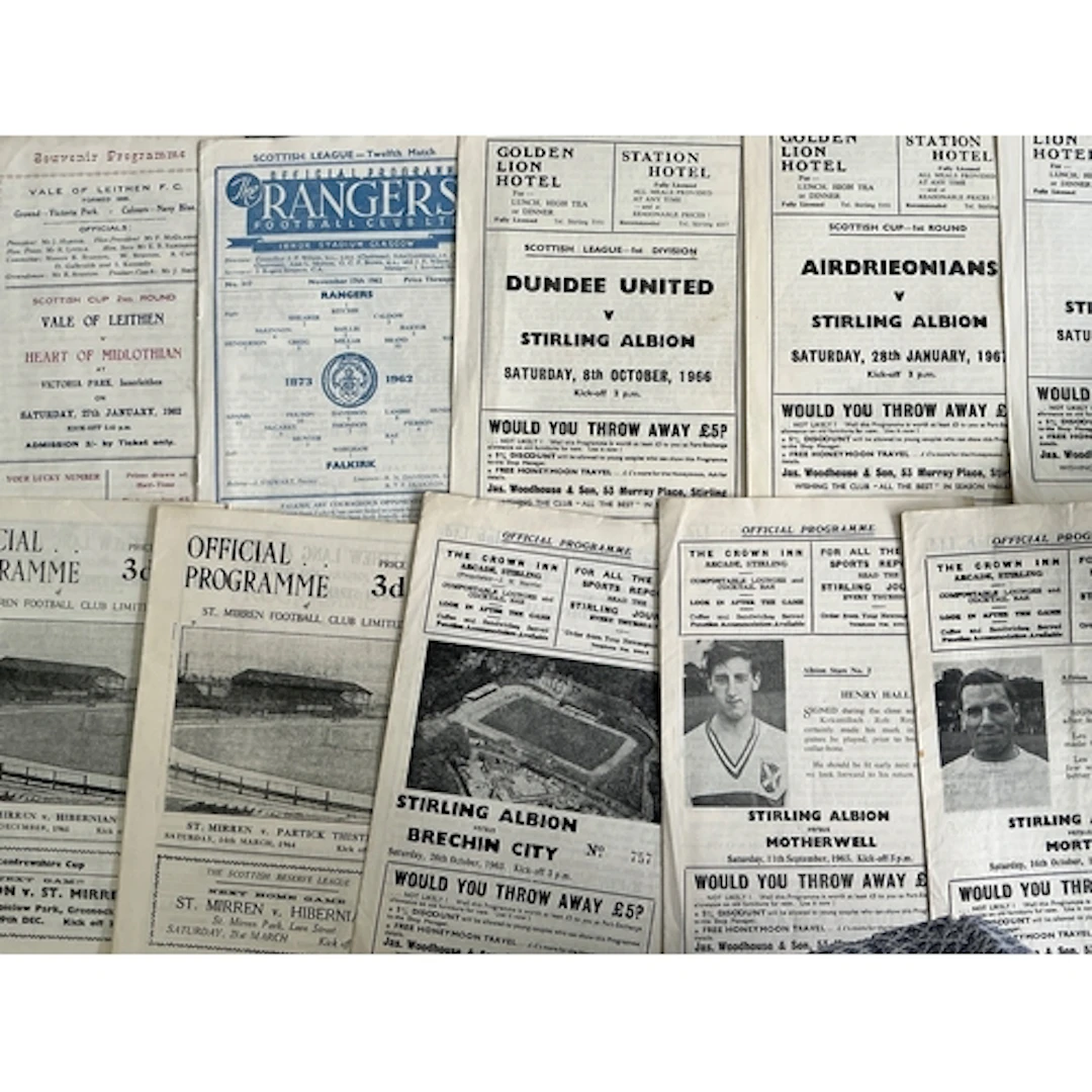 1960s Scottish Football Programmes: Wide range of clubs span...