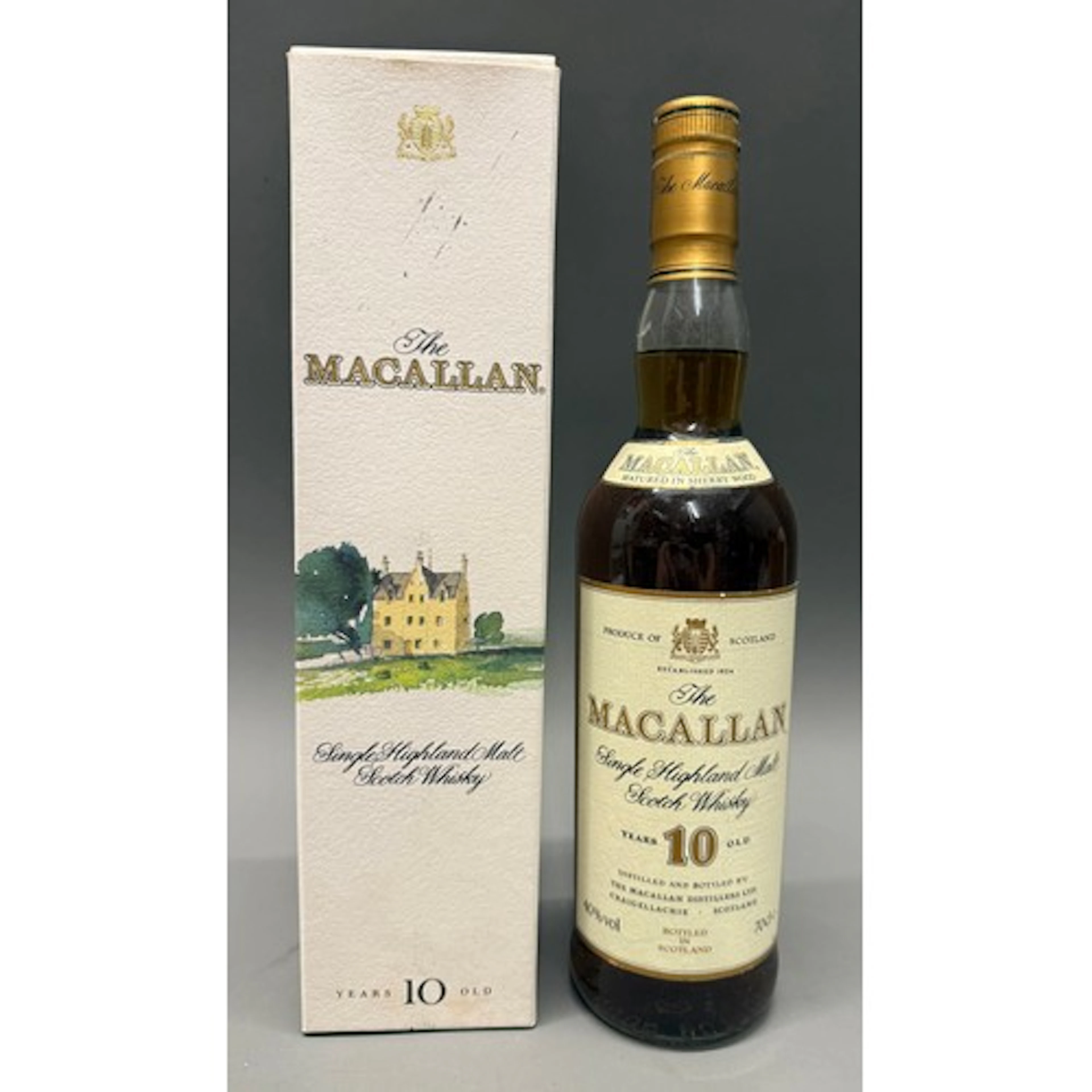 MACALLAN 10 year old Highland single malt Scotch whisky, 199...