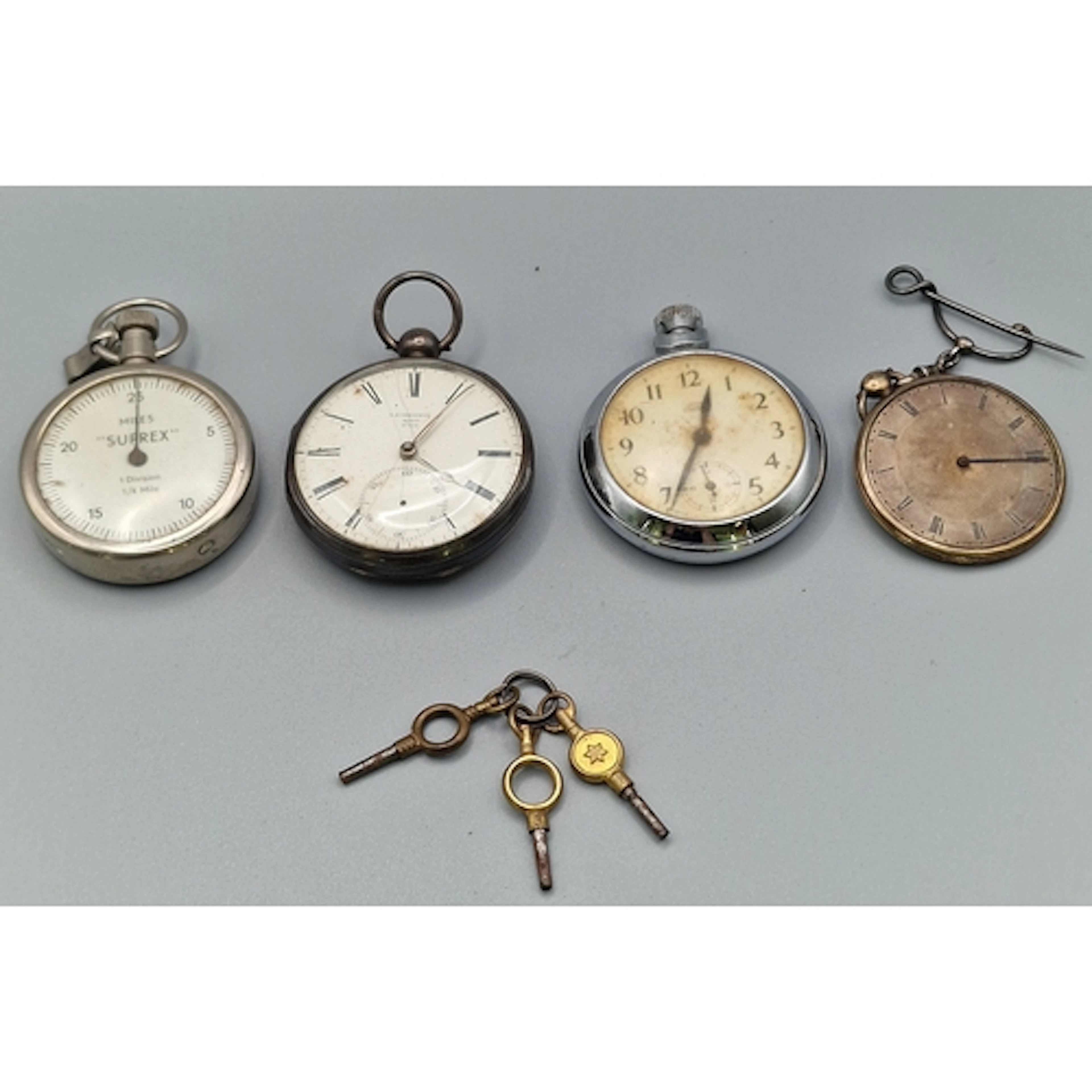 19th century key wind open faced pocket watch marked Ferguso...