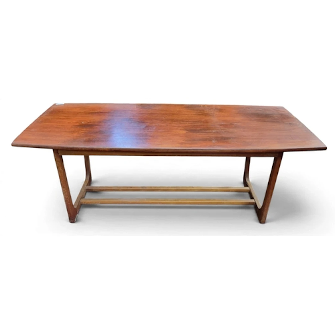 A good Mid Century Teak Coffee Table of good size. W 121 x D...