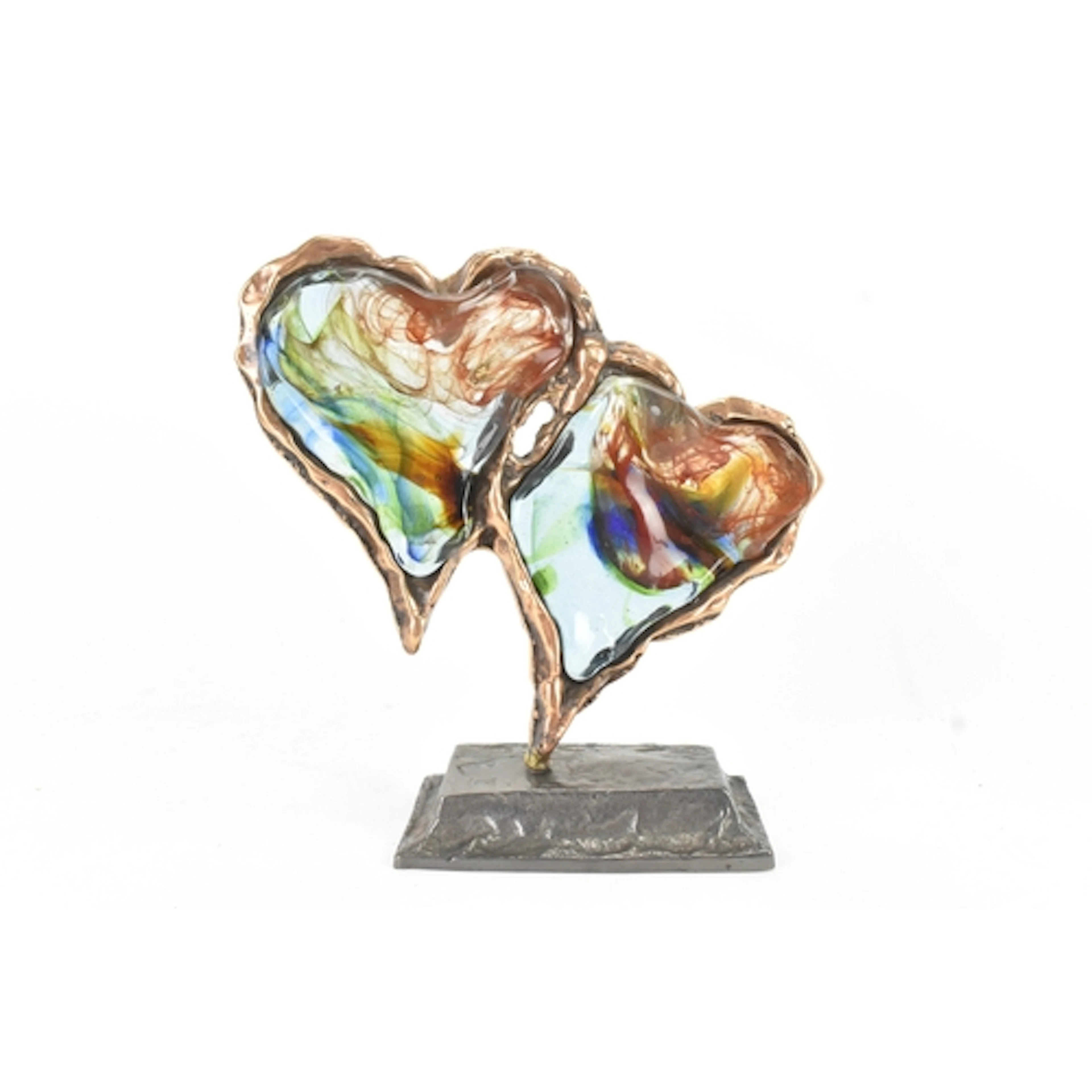 Yves Lohe (B.1947) A contemporary French sculptural glass an...