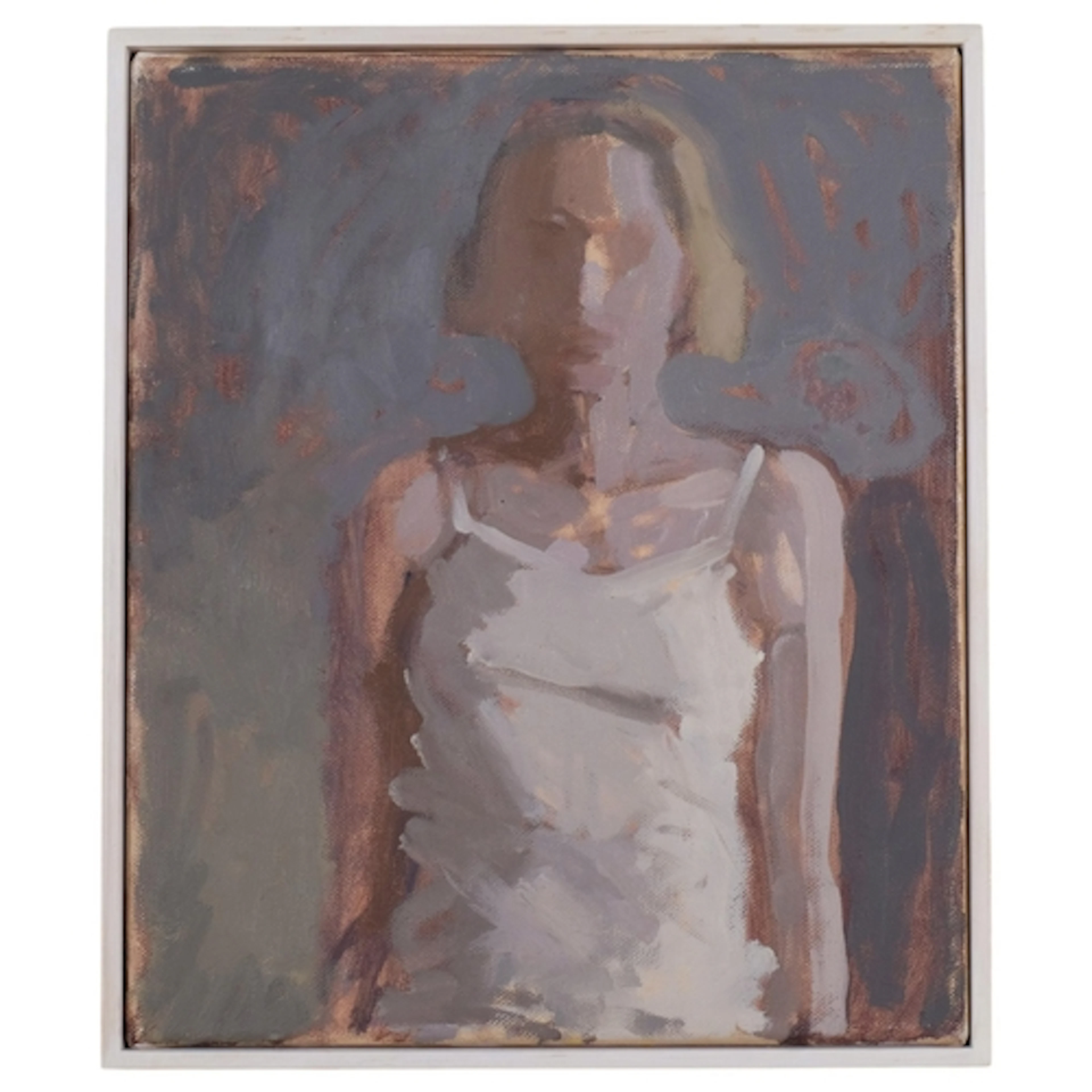 Anoushka Mae Matus (Swiss), Loss, oil on canvas, 30cm x 25cm...