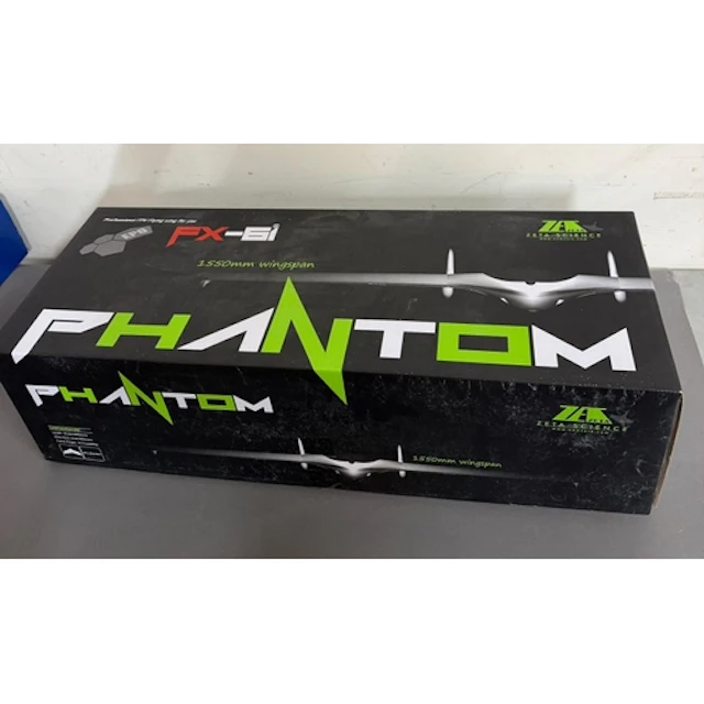 A Boxed Phantom FPV flying wing unbuilt- parts not checked...