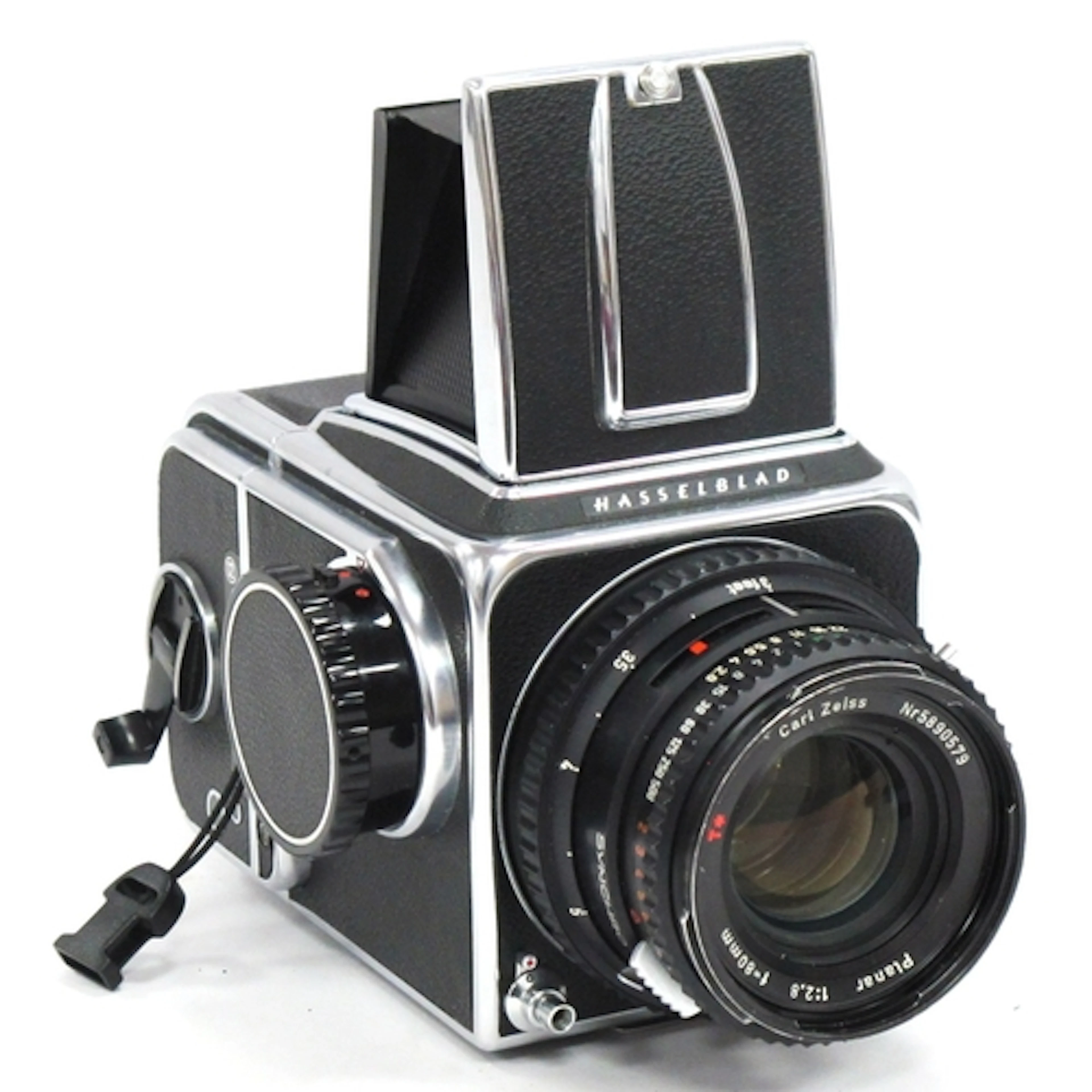 Hasselblad 500C/M Medium Format Camera, black and chrome, wi...