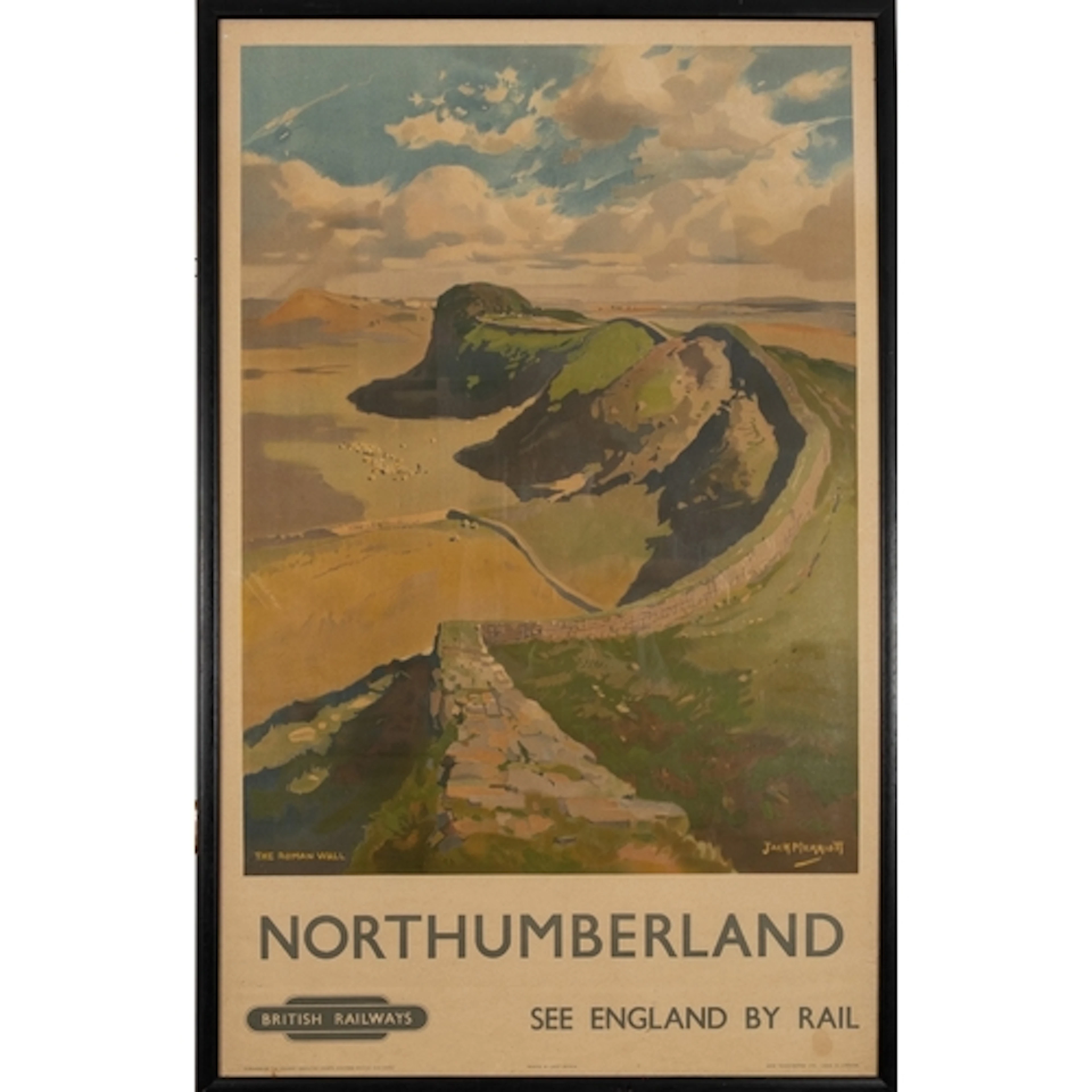 Merriott, Jack (British, 1901-1968) 'The Roman Wall' a Briti...