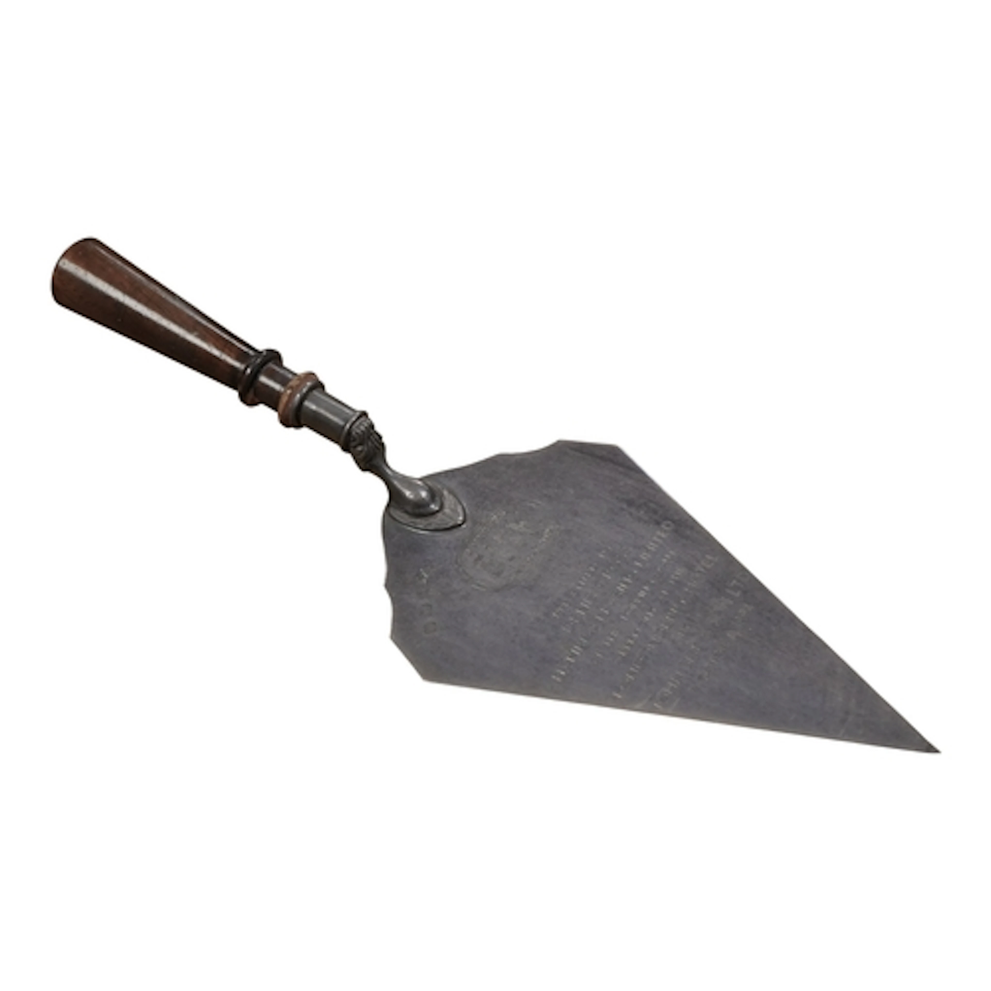 A modern silver presentation trowel, PJD Silver Ltd, Birming...