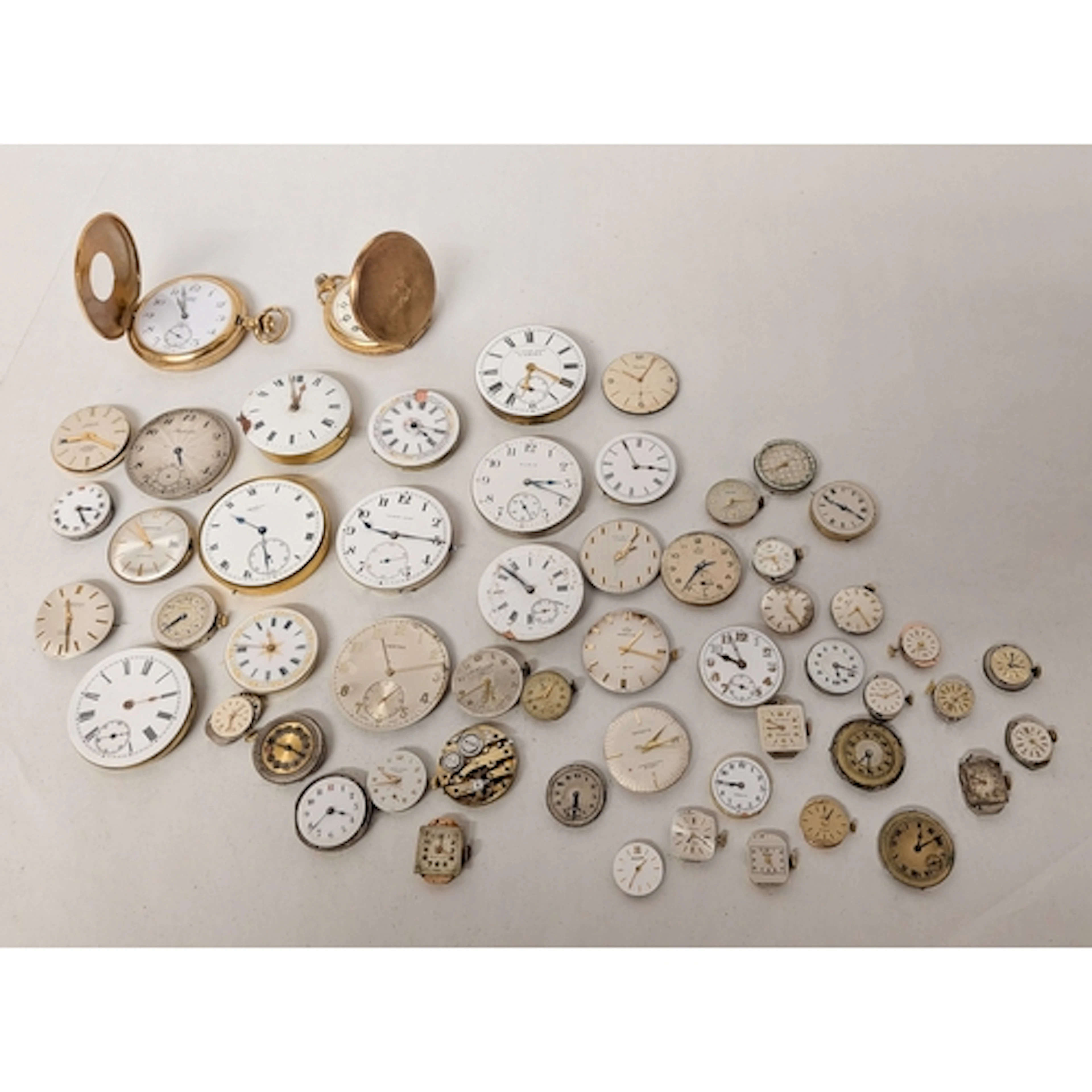 A large collection of pocket watch and ladies and gent's wri...