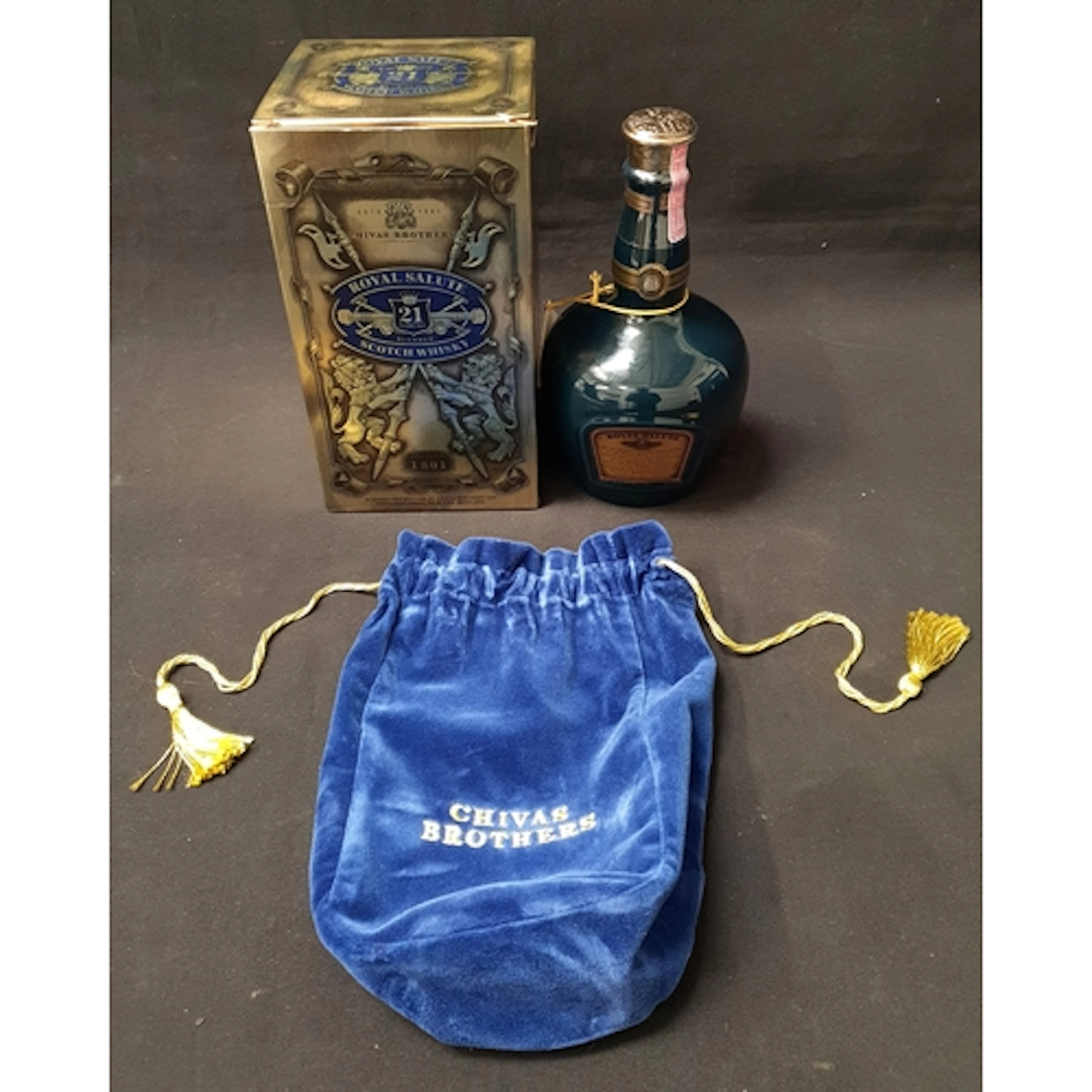 ONE BOTTLE OF CHIVAS BROTHERS ROYAL SALUTE 21 YEAR OLD BLEND...