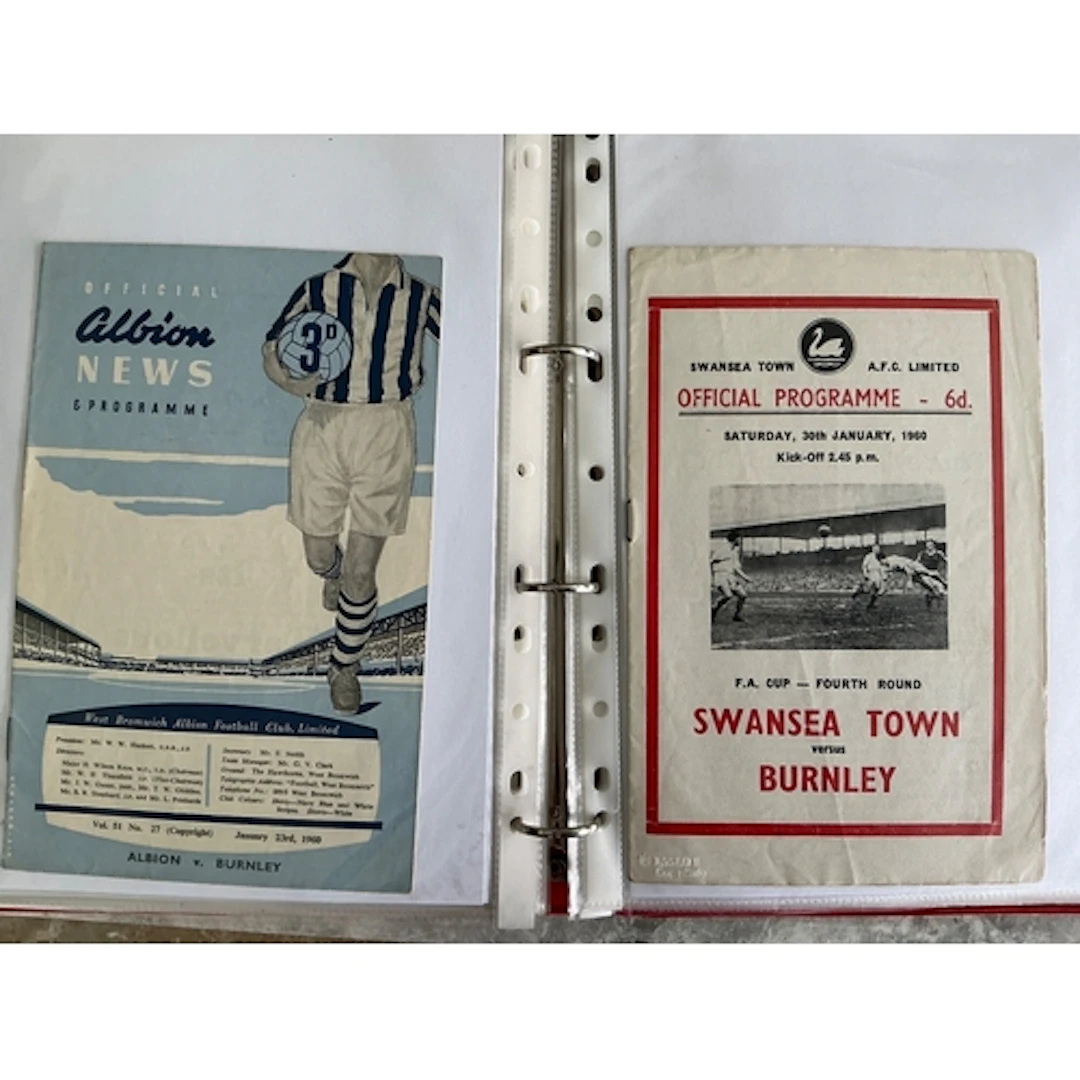 Burnley 59/60 Champions Football Programme Collection: First...