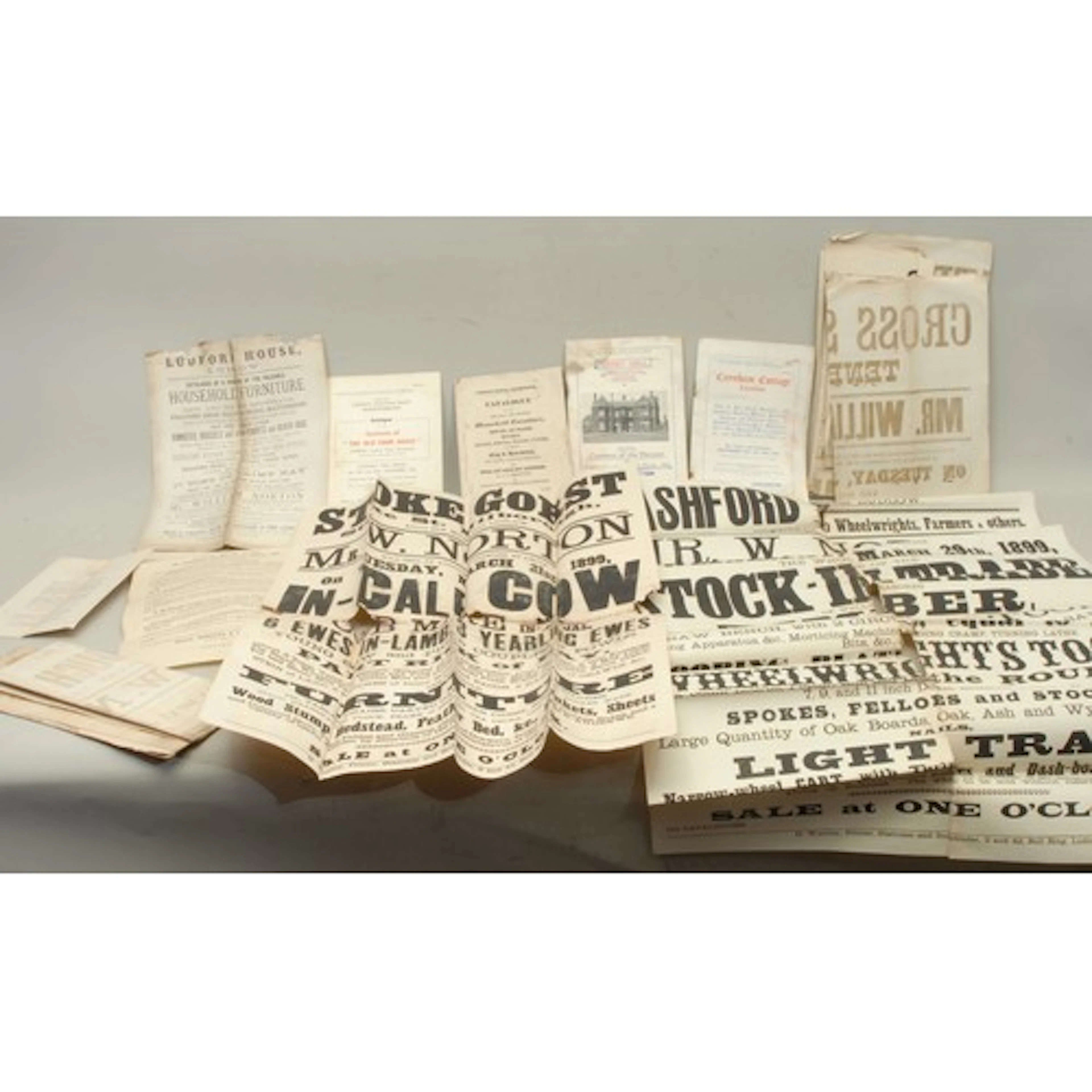 Auction History - a George IV auction catalogue, Pinsley Hou...