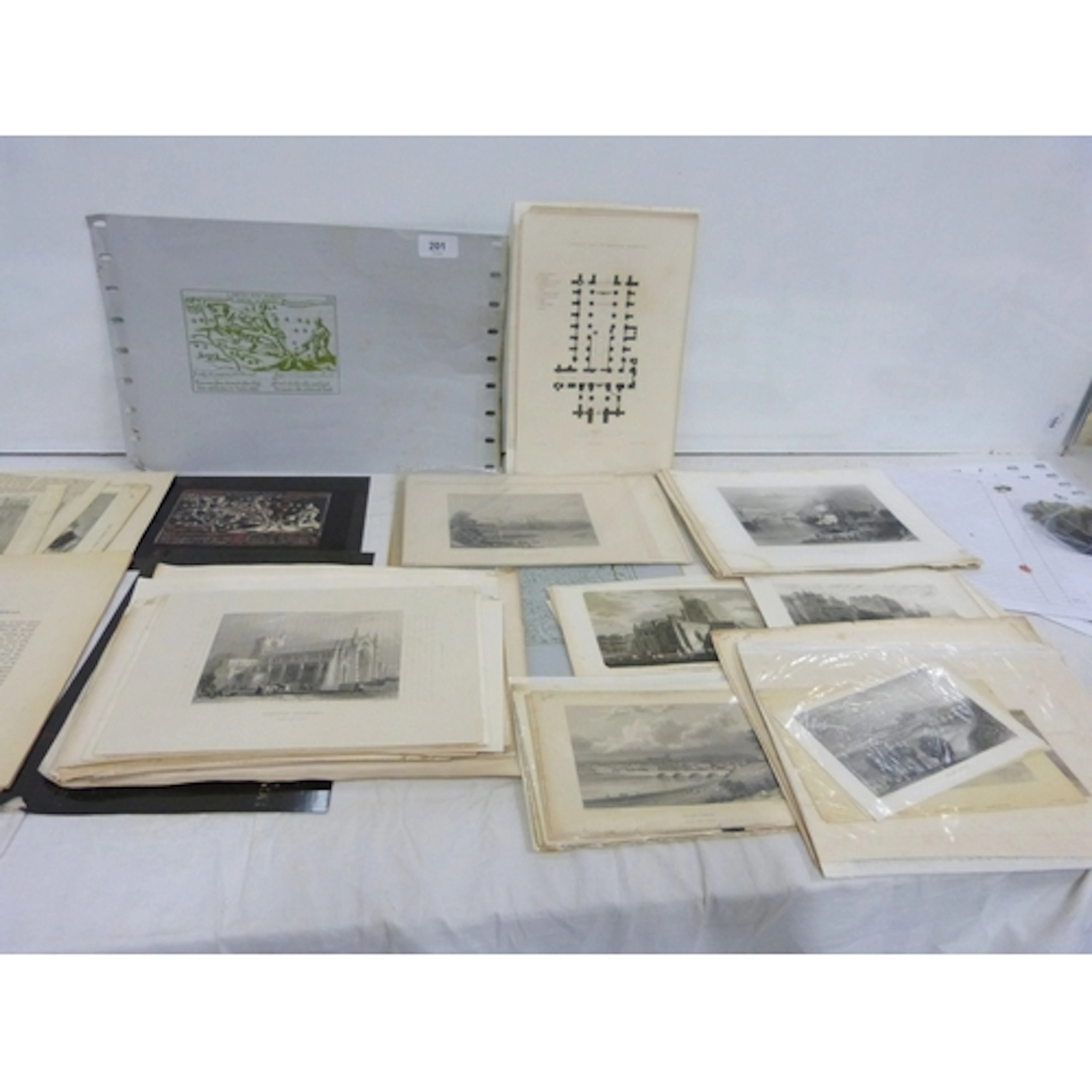 Collection of prints of Carlisle, Allonby and Workington.