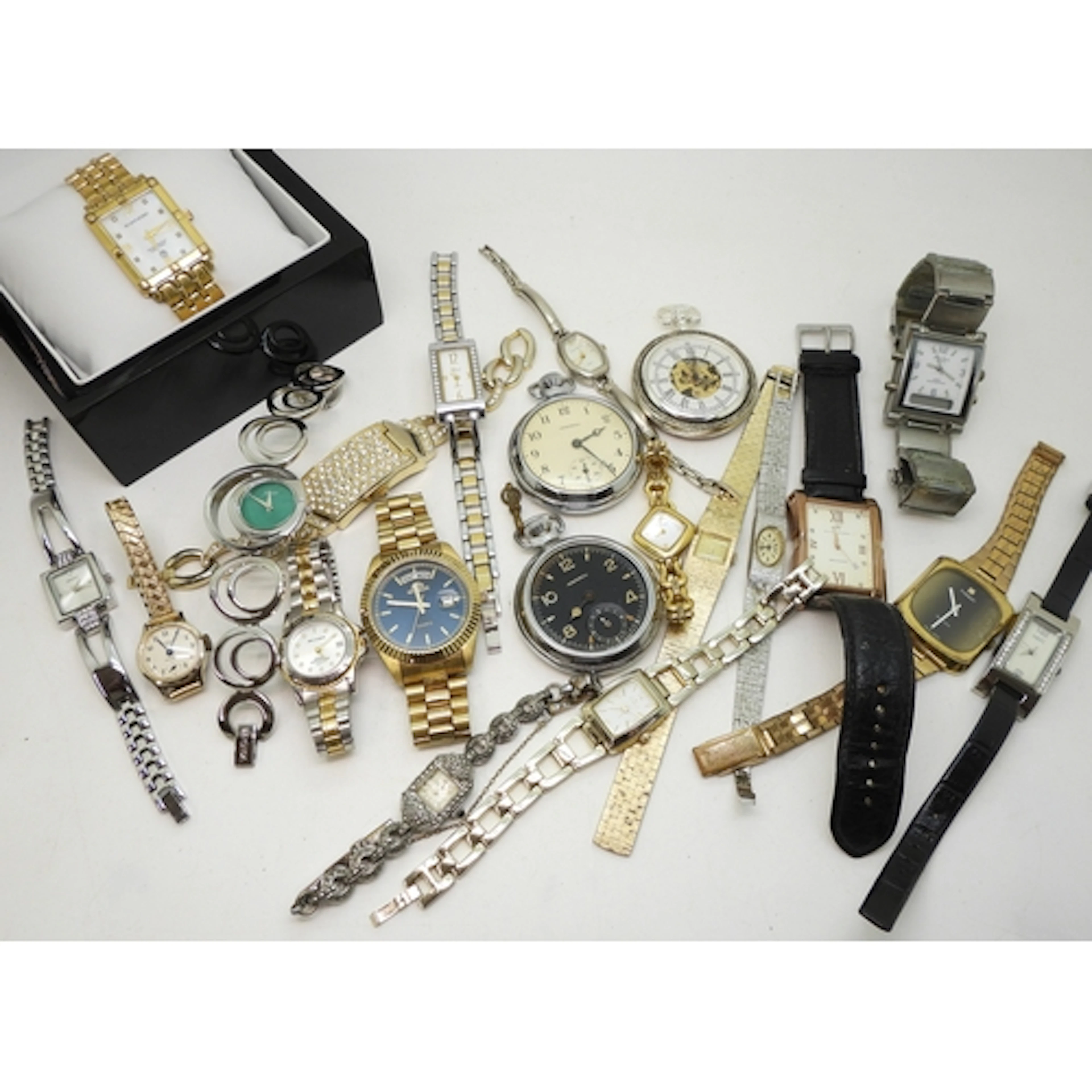 A collection of fashion watches to include Klaus-Kobec, two ...