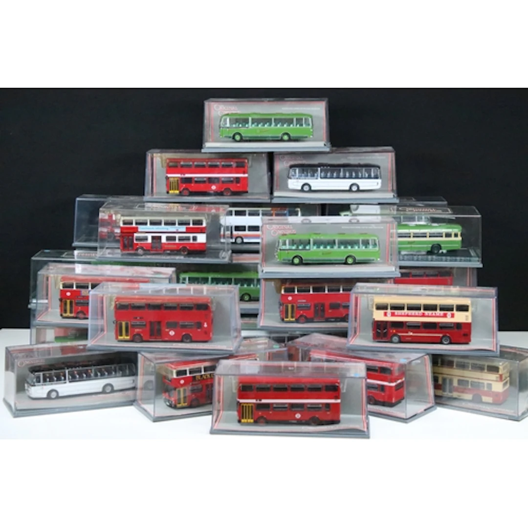 33 Boxed / cased Corgi Original Omnibus diecast model buses ...