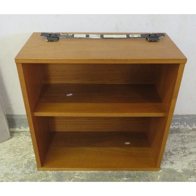 Tapley 33 Oak Wall Hanging Shelving Unit, with fixing bracke...