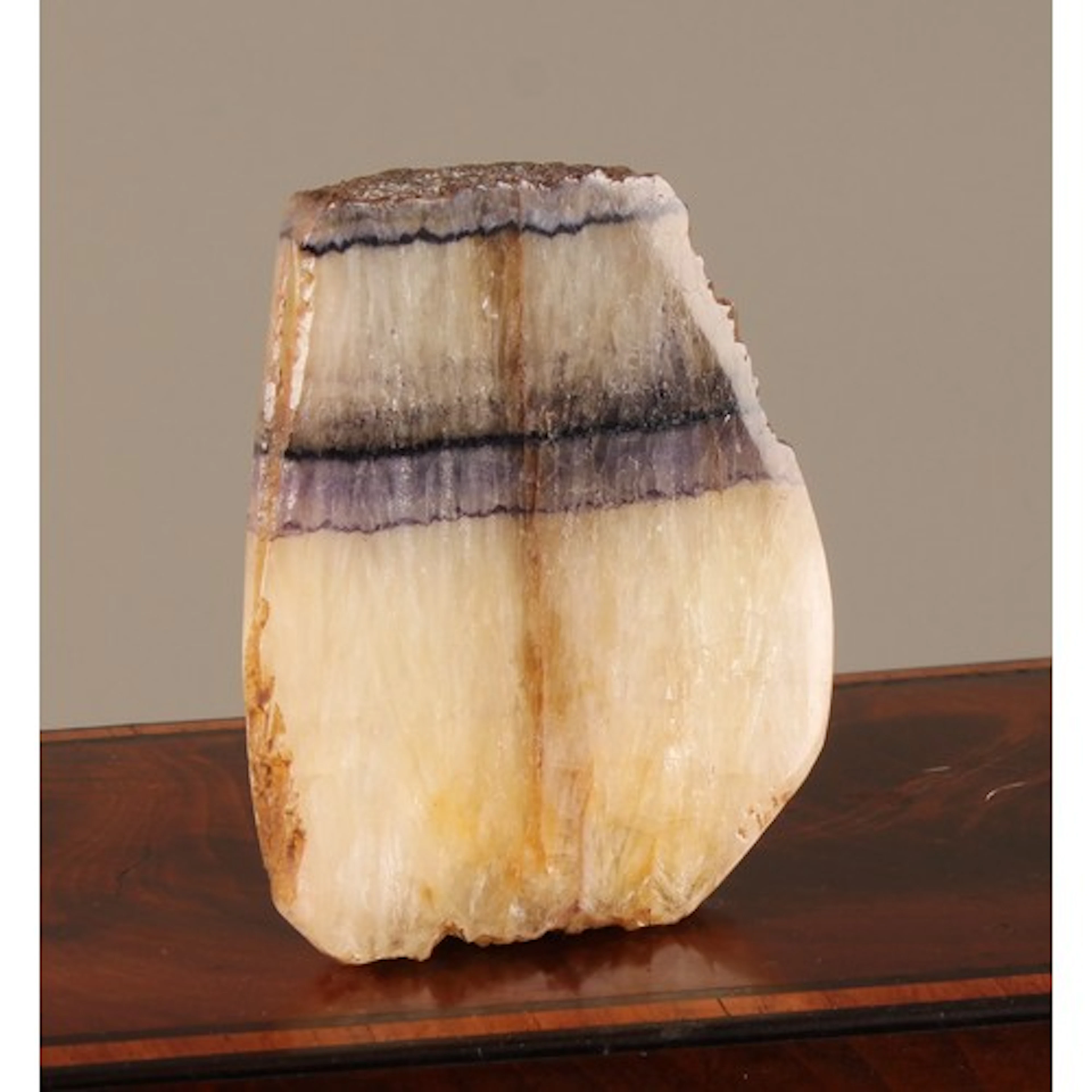 Natural History - a Blue John specimen, Millers Vein, 9cm x ...