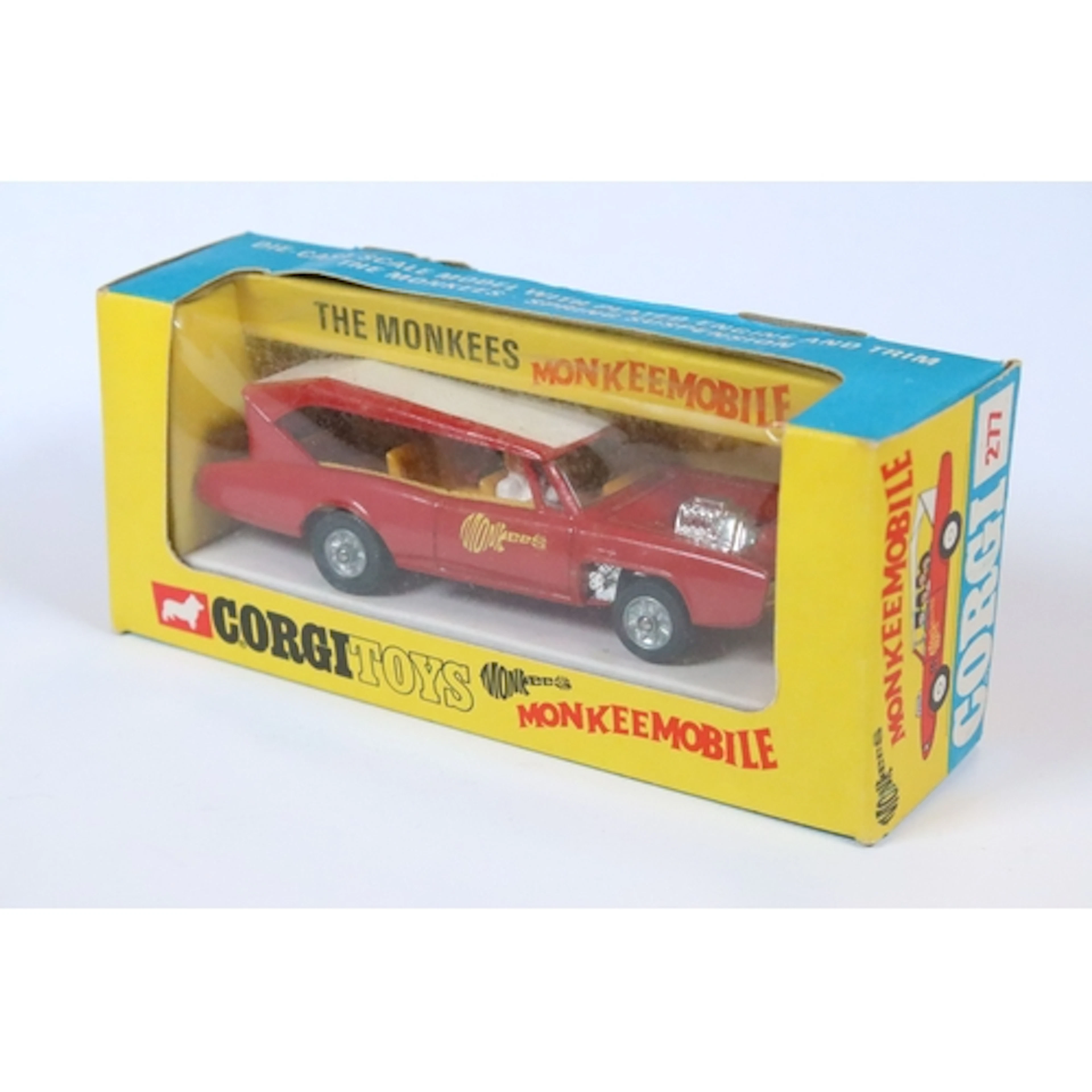 Boxed Corgi 277 The Monkees Monkeemobile diecast model compl...