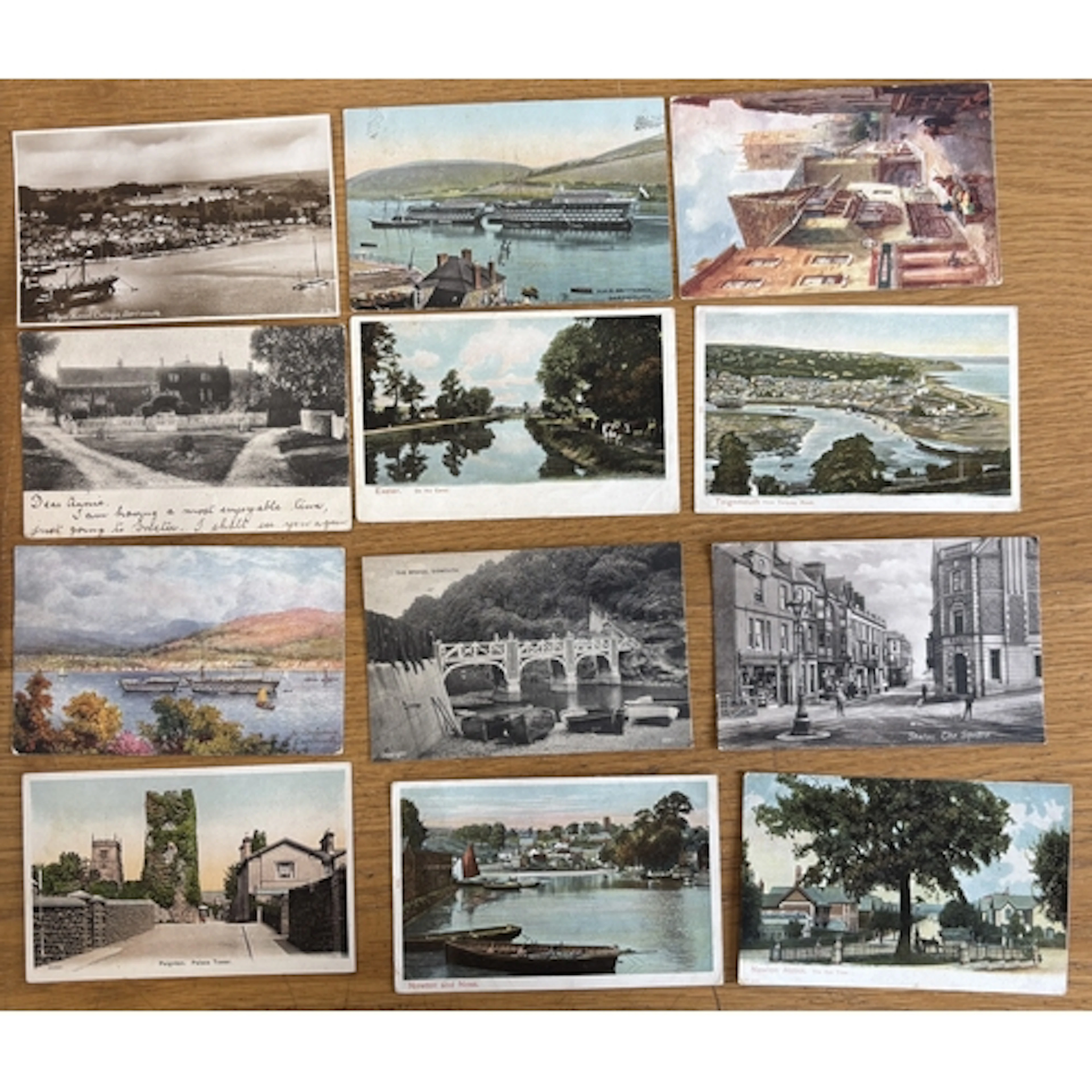 Devon. Coln. of loose vintage cards, with artist drawn, ptd ...
