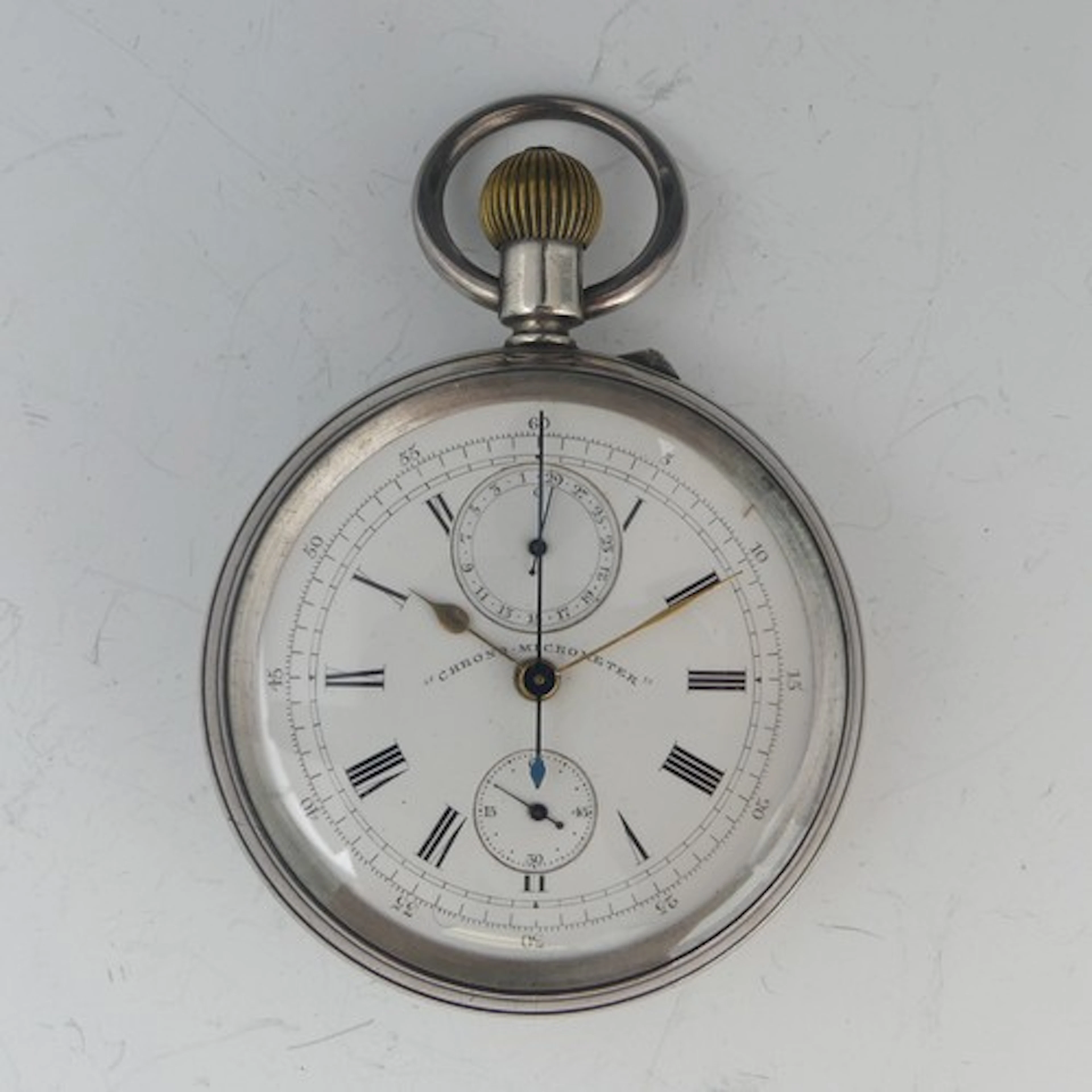 A Victorian silver 'Chrono - Micrometer' open face Pocket Wa...