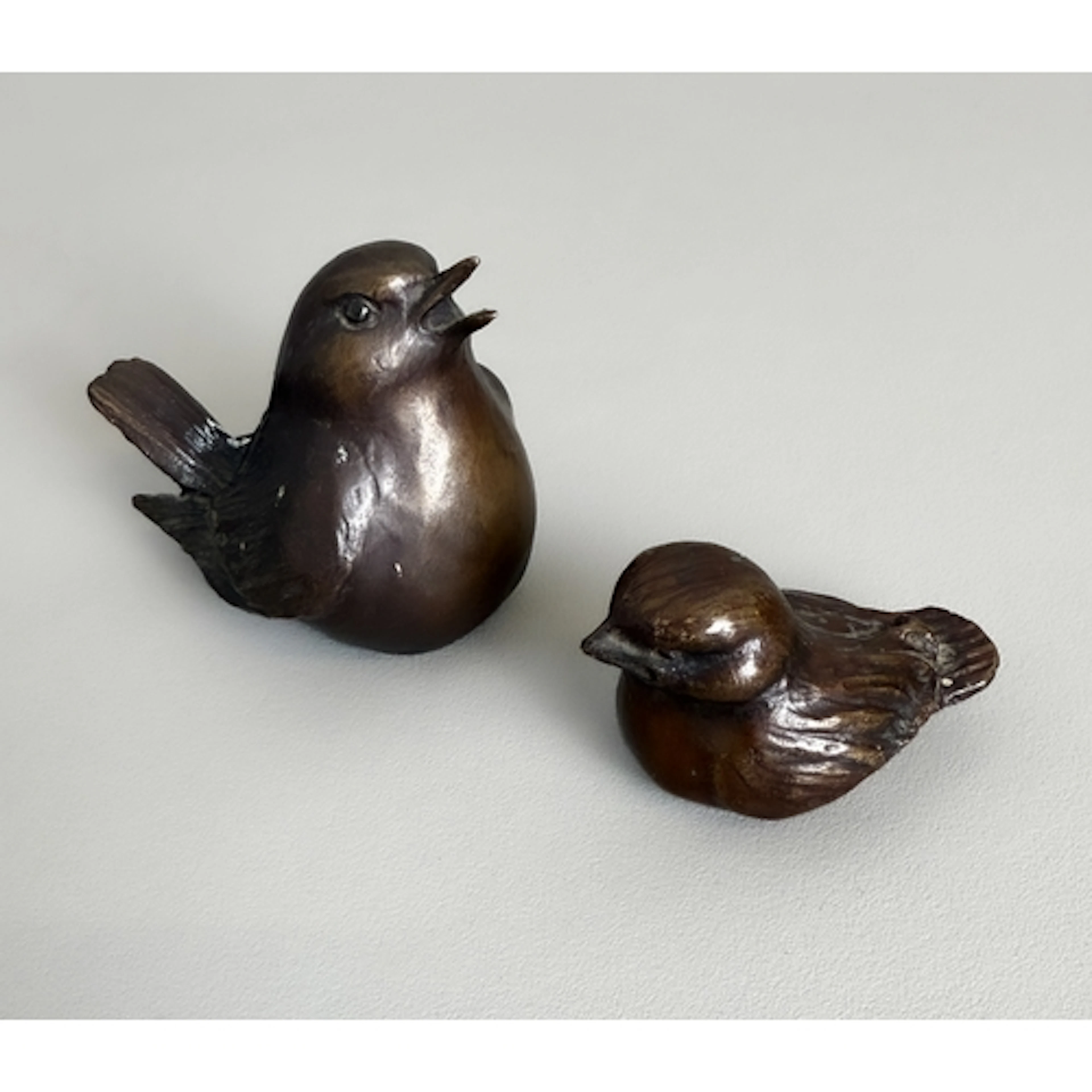 Rosalie Johnson (British contemporary) bronze sculpture of a...