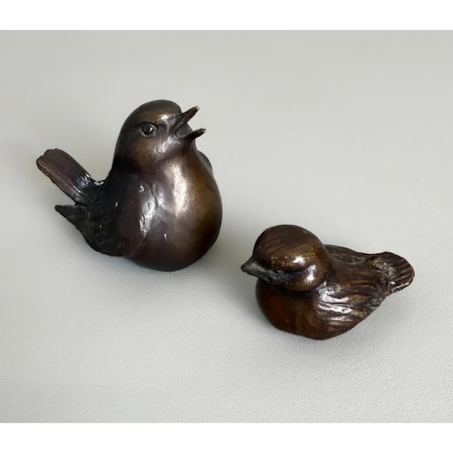 Rosalie Johnson (British contemporary) bronze sculpture of a...